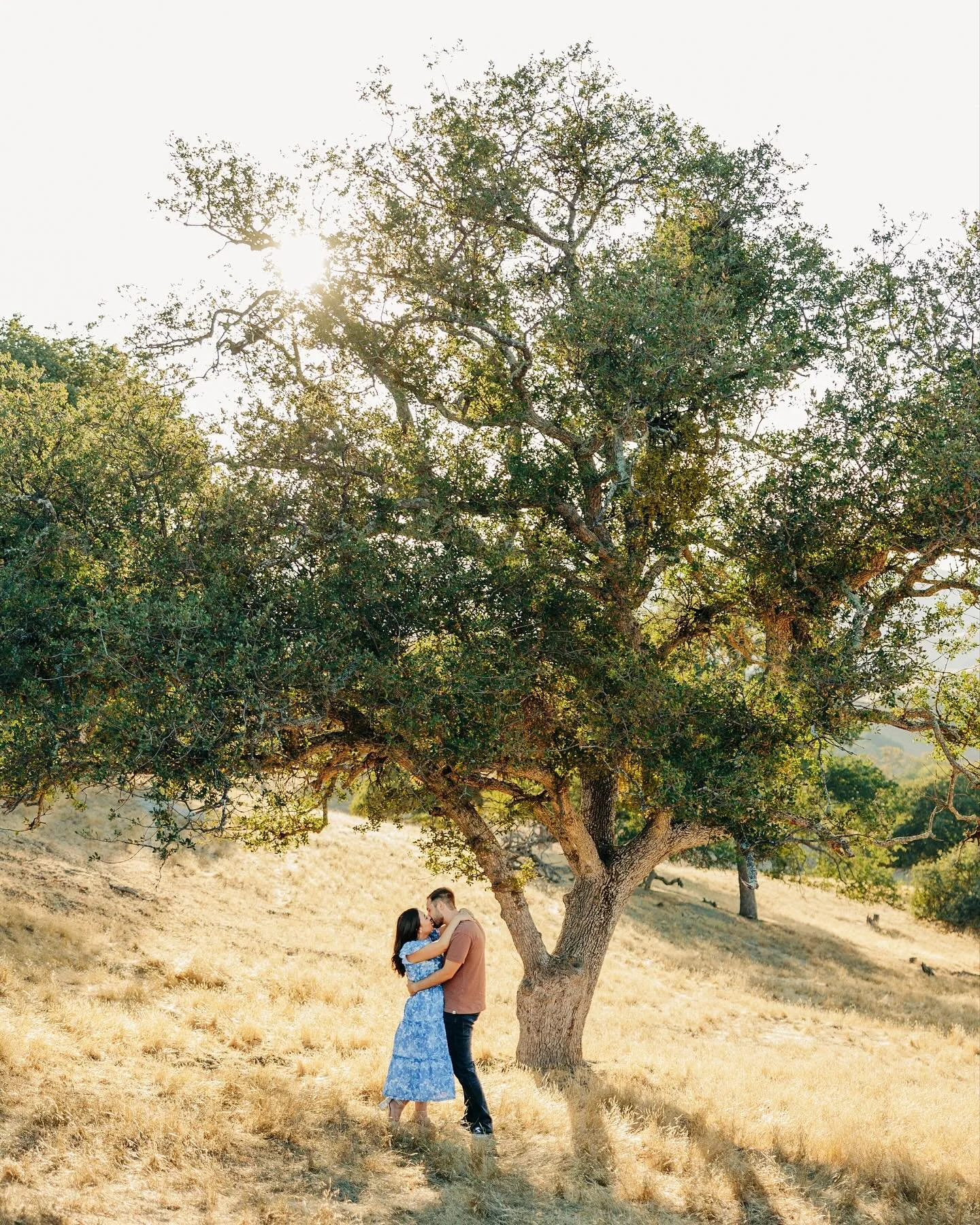 Chris &amp; Lauren&rsquo;s engagement in the hills ✨ Golden hour engagement sessions will always be my favorite.