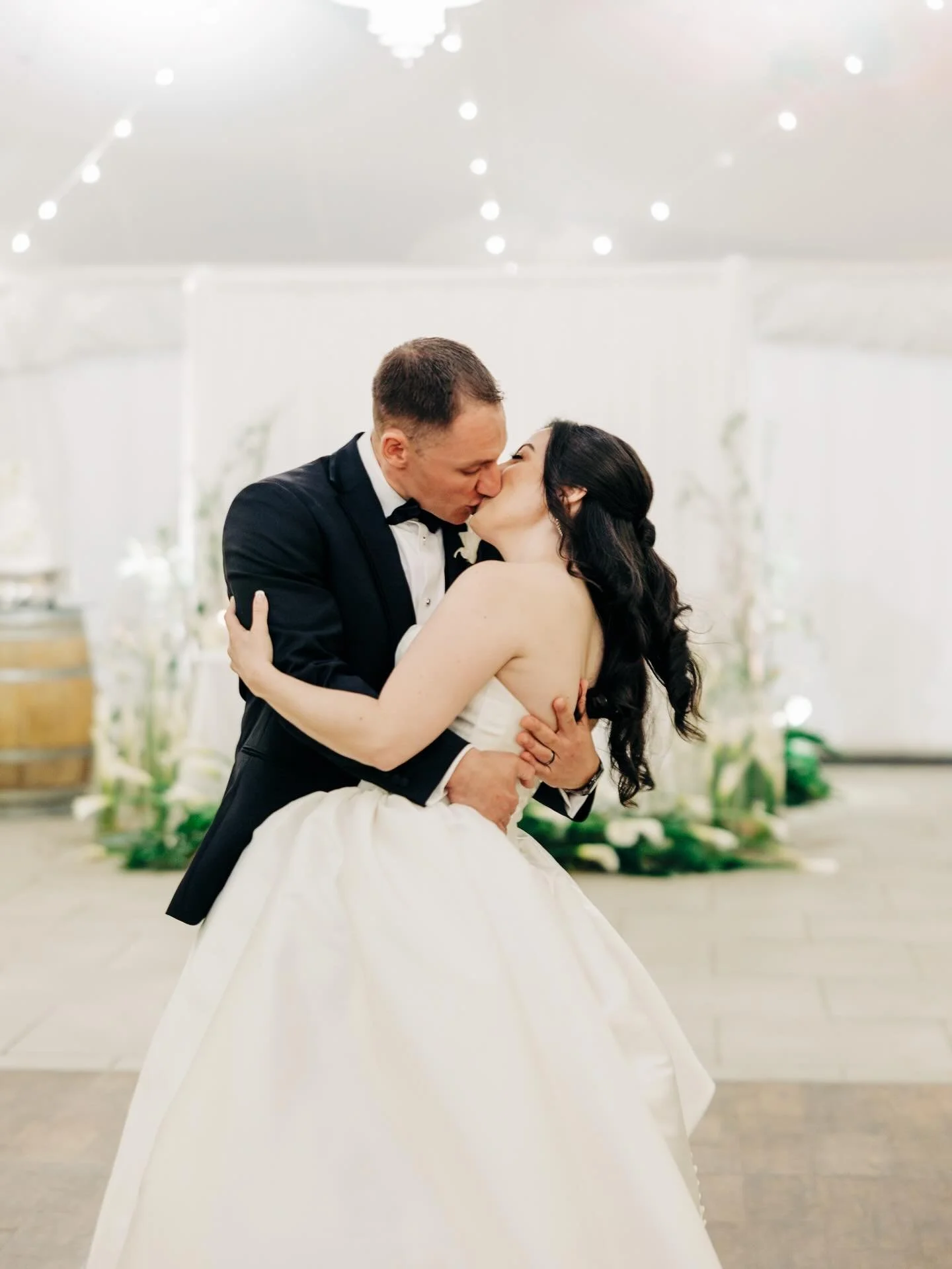 First dance as Mr. &amp; Mrs. under the dreamiest tent at @nellaterra ✨
