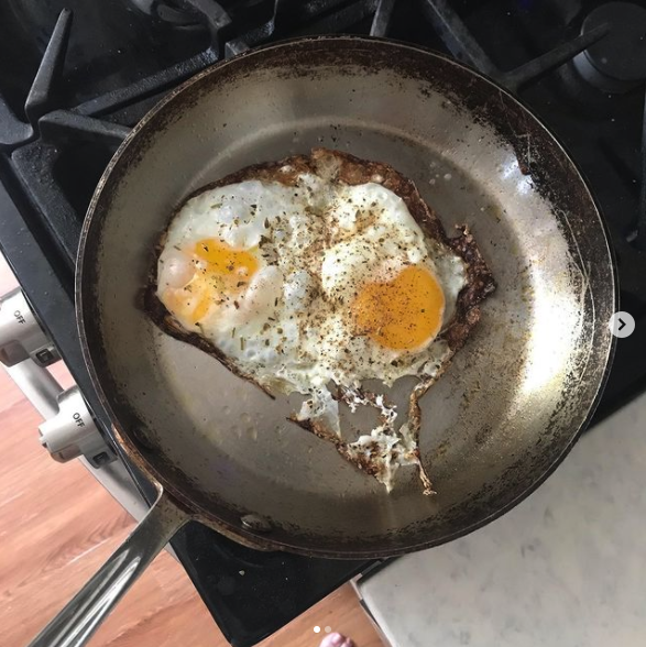 Olive Oil Fried Egg