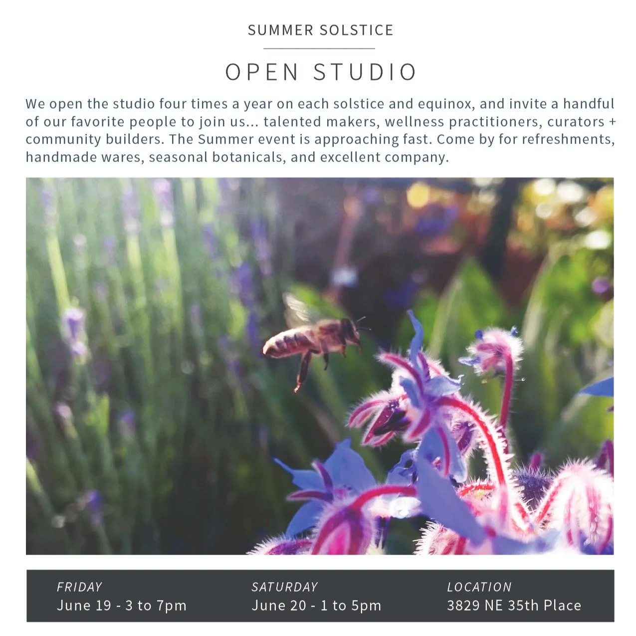 I'm feeling the shift into real summertime here in PDX&hellip; there's a little dread of too-high temps, but a lot of love for warm + sunny days on end. Let's celebrate what we can, when we can... and this feels like a good enough reason to me. Join 