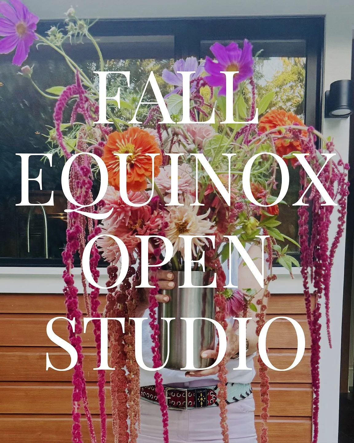 Join us for our 
Fall Equinox Open Studio

Friday, 9/18 from 3-7pm + 
Saturday, 9/19 from 1-5pm

more about our vendors:
@rachelescoeglass 
@meadowlawn_farm 
@hshphoto 
@saintolio 
@20smith26 
@karakuehldesign 
@mos_bonnie_toffee 

See you soon! 
💜?