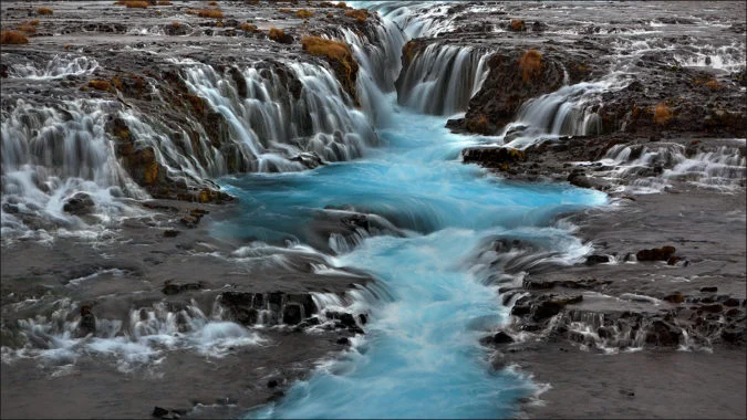 Brúarfoss, Iceland Source: Make Time to See the World Pinterest Inspiration