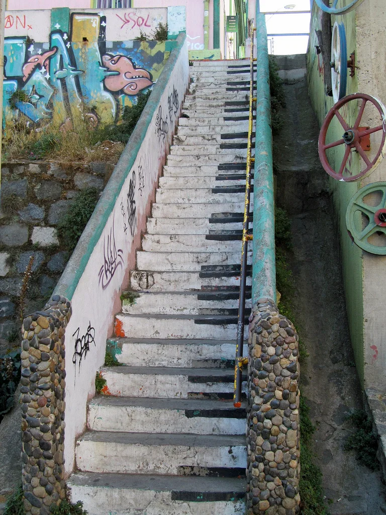 Piano Stairs, Valparaíso Photo: Lynda Pinterest Inspiration