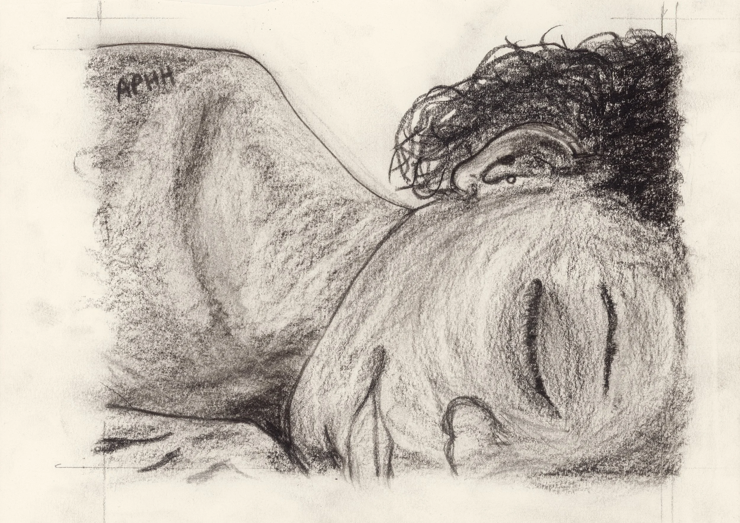 Reclining Study — $950 (print $150)