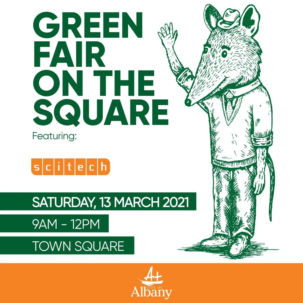 Green Fair on The Square Saturday 13th March 2021