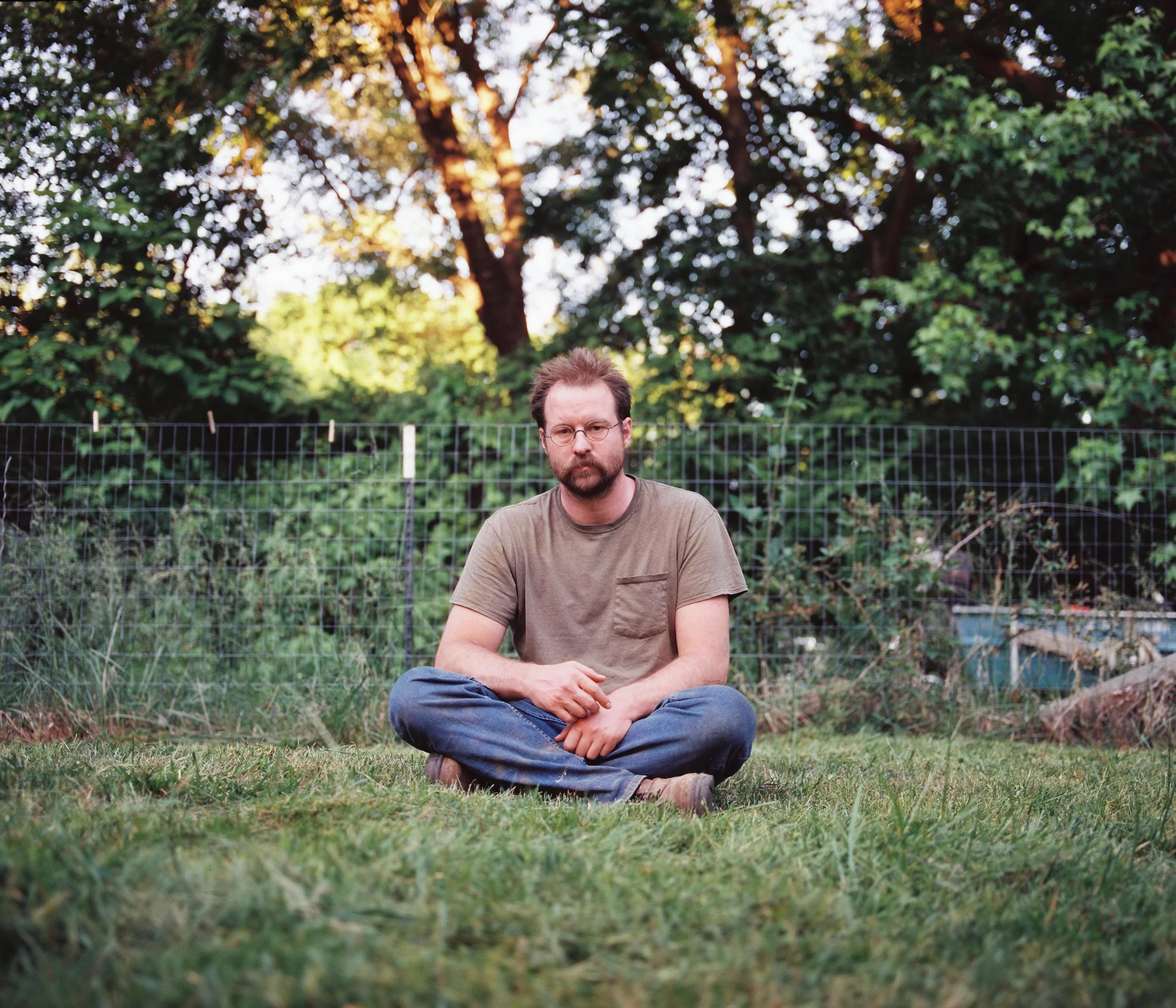Ben in the yard 

Cinestill 400D shot on Mamiya RB67