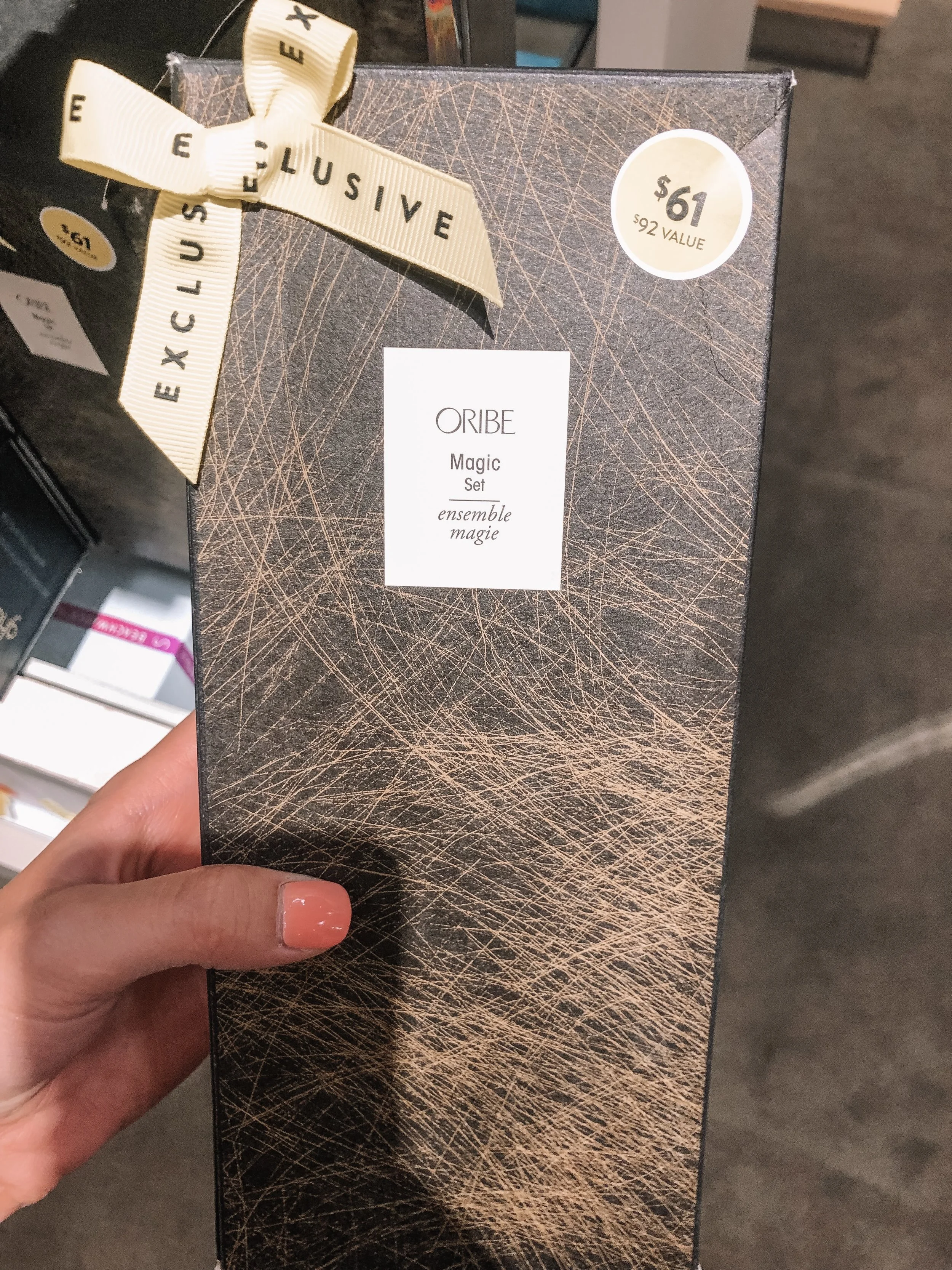 Last thing that I purchased. This spray set. You get the full size texturizing spray (smells amazing) and the dry shampoo for basically the price of one of these items.