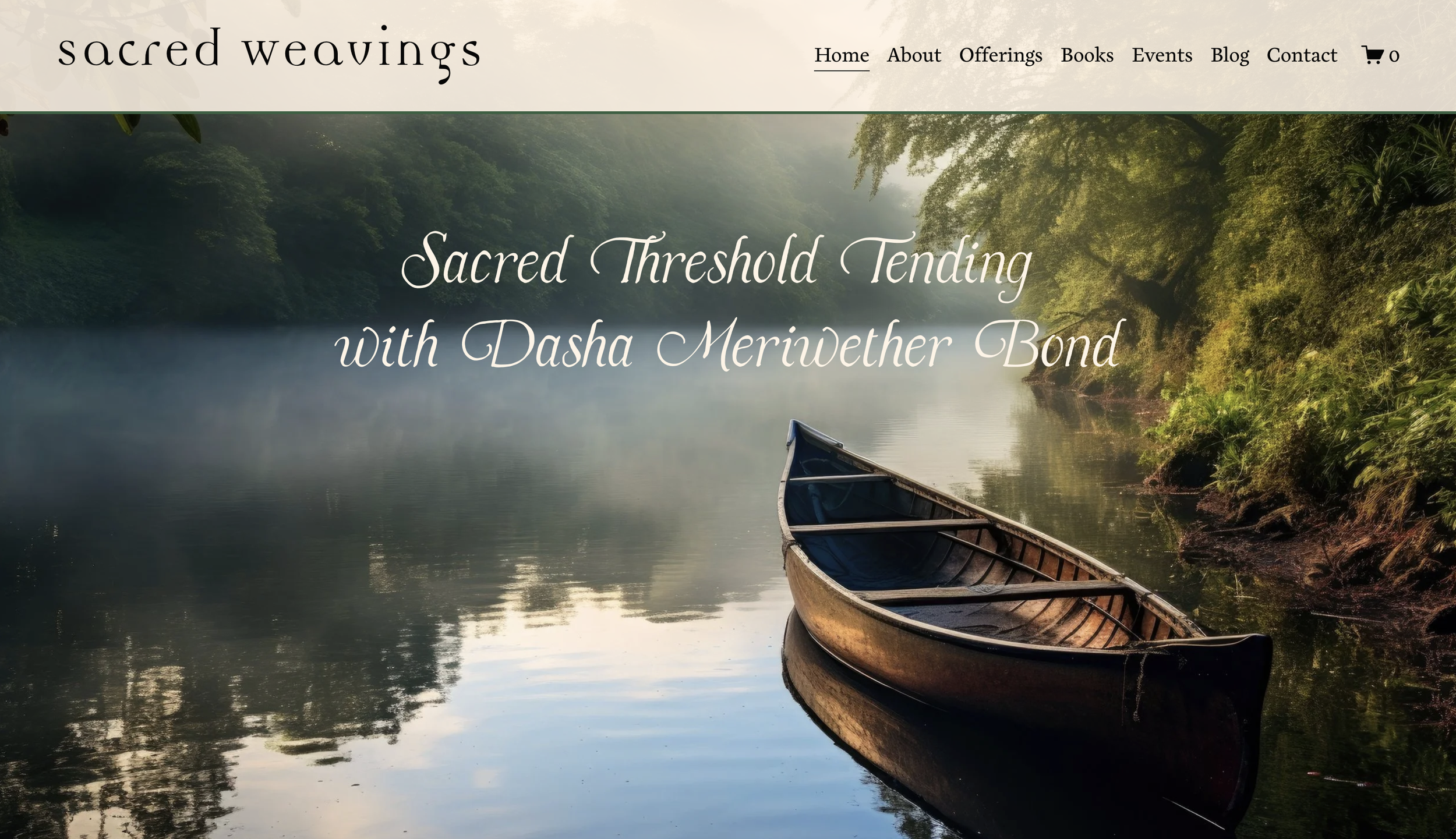 Sacred Weavings, Sacred Threshold Tending  with Dasha Meriwether Bond