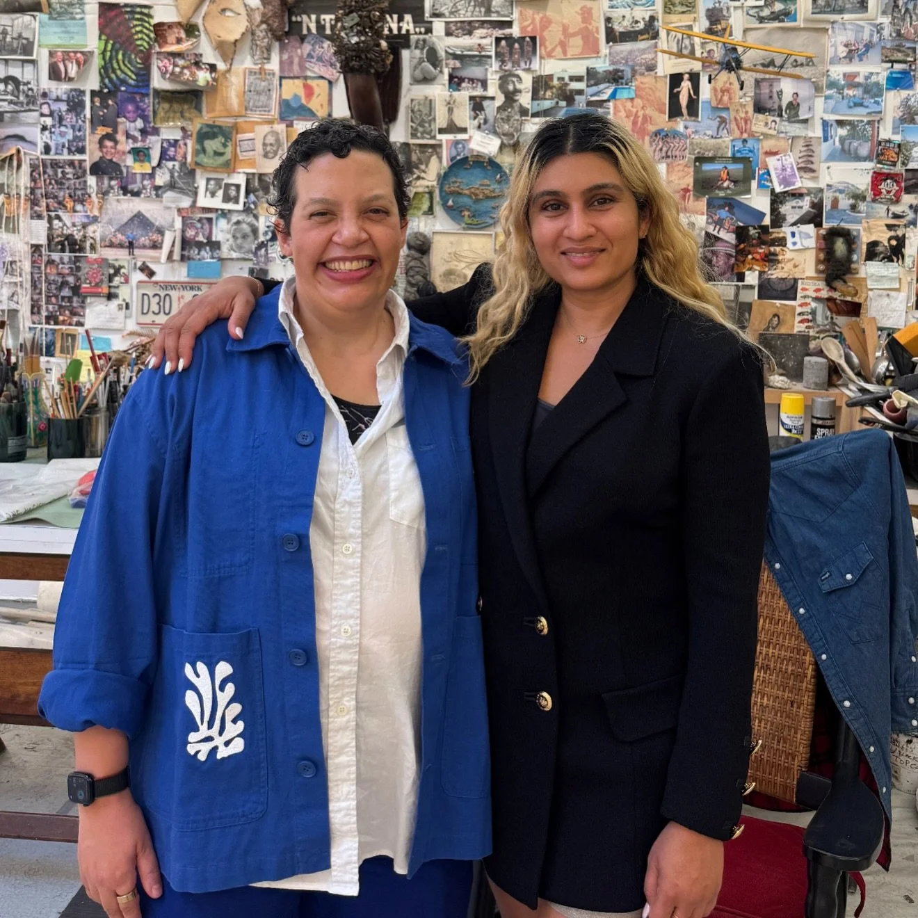 Had the honor to spend time with Jack Whitten&rsquo;s archives and studio. The @skowheganart crew is always making magic happen. We feel good where we can these days. Today I felt goooood.