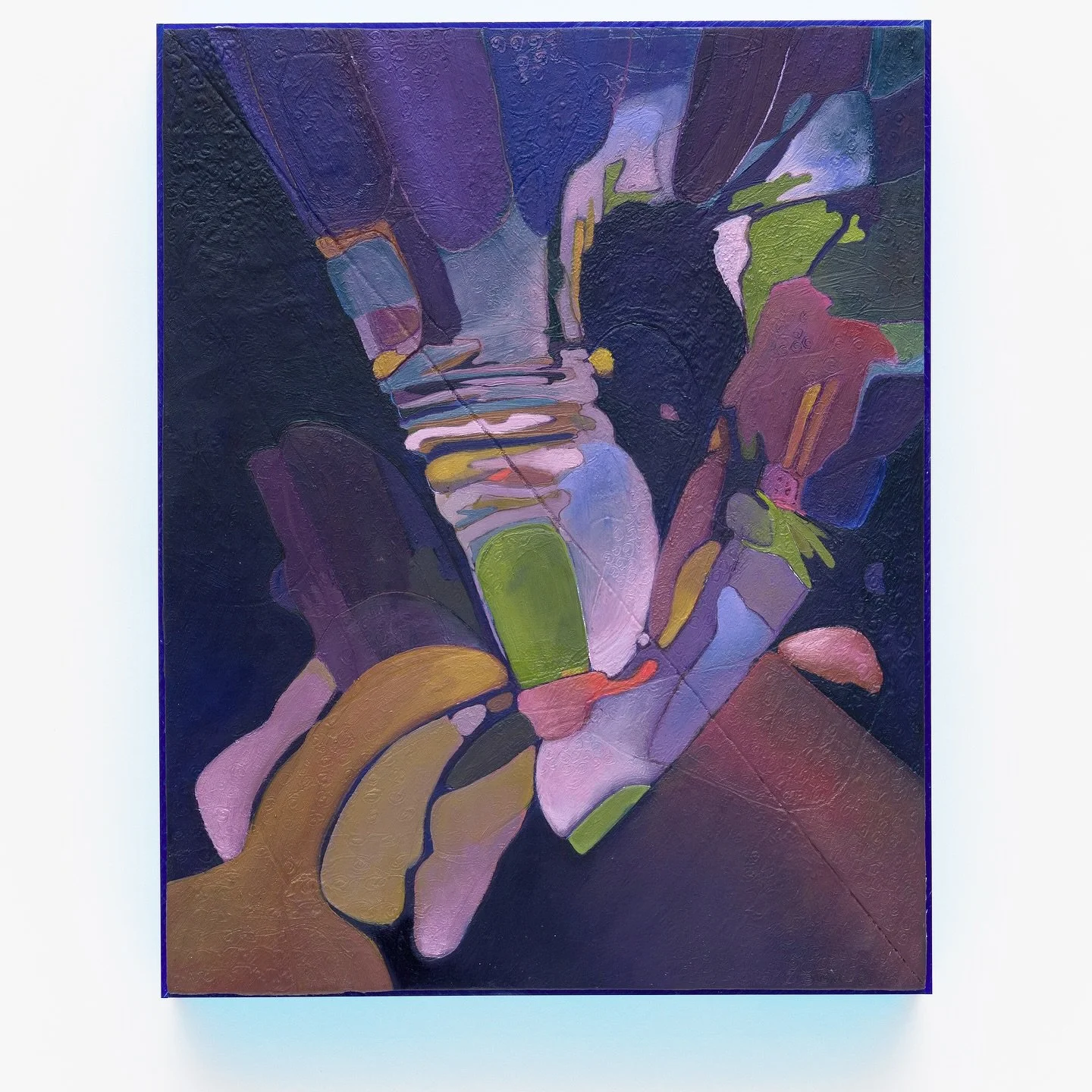 Come see my new oil on wood panels at @thearmoryshow - Booth P02 @niruratnamgallery 

Pinch, Blue Histories 
oil on wood panel, in artist&rsquo;s lucite frame 
14 x 11 x 1.5 inches 

The Armory Show is open until 7pm today 
Saturday 11am - 7pm
Sunday