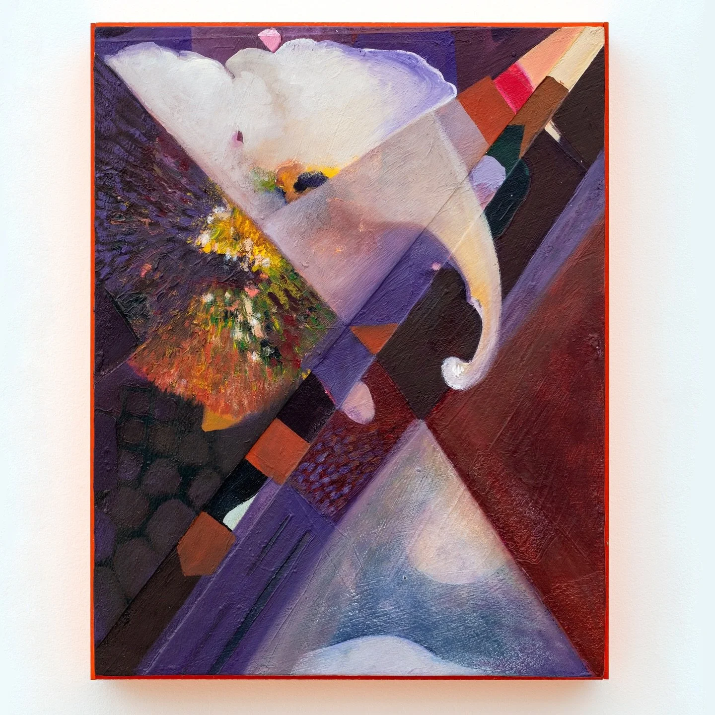 Quiet Appreciation, Amber
oil on marouflaged wood panel, Lucite artist frame
14 x 11 x 1.5 inches 

Join me in a talk this Saturday, Feb. 21st at 3pm

with

@pitterpadder 
@alonglastname 
@bundlehouse 
@baseerakhan 

Followed by live performance of N