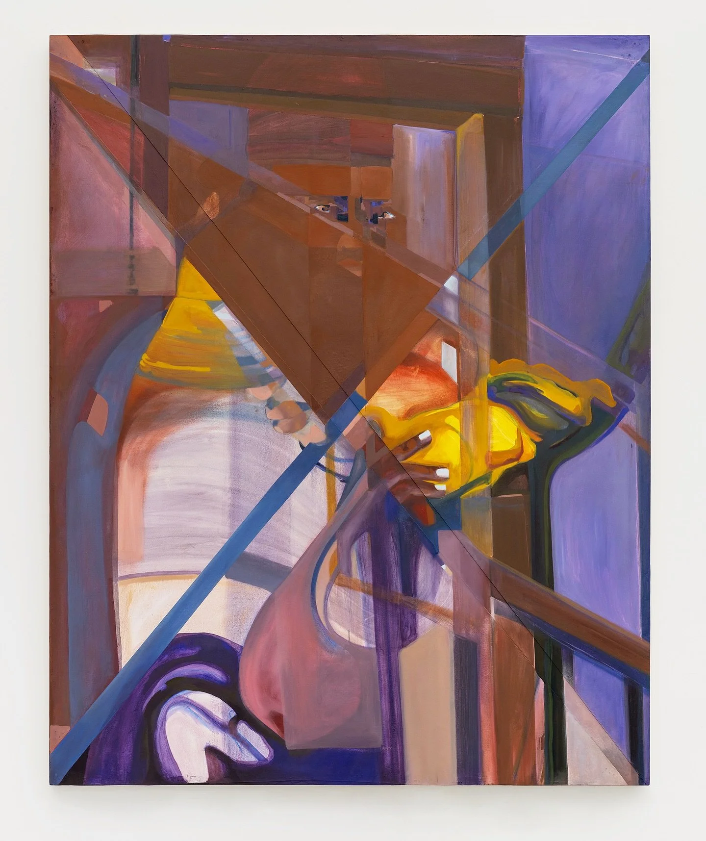 The opening #WeTheStructures @ruttkowski68 was a spring, a warm reminder of the love artists put into their practice and witnessing the love of art. 

Pictured: 

Painful Arc, Shoulder-High I, 2022

Veronica Veil, The Cuts, 2026
oil marouflage on woo