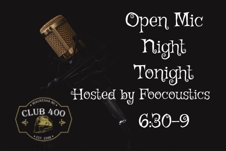 We can&rsquo;t wait to host another open mic night tonight!  It&rsquo;s always a great night with amazing artists.  It&rsquo;s open to EVERYONE and the Foocoustics make everyone feel like a star! Kitchen will be open for wings and apps during music!
