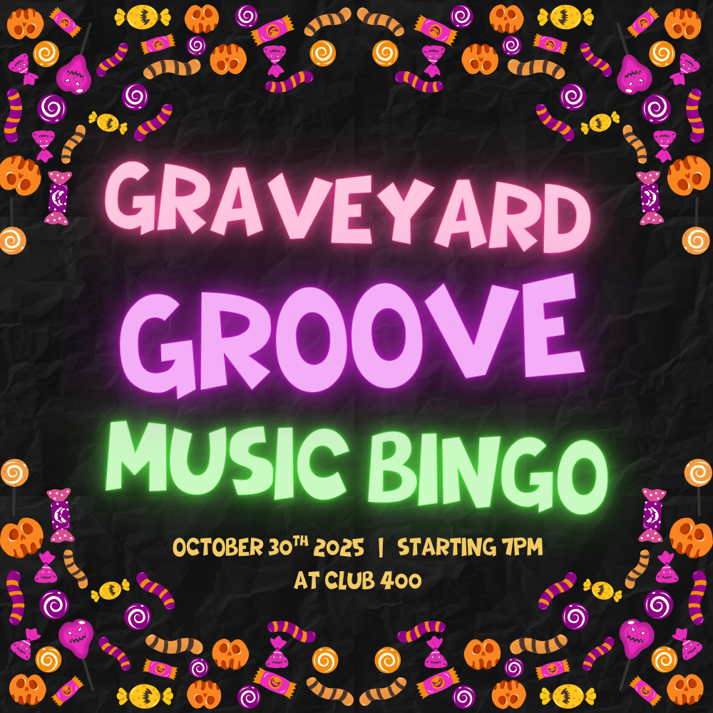 Graveyard Groove Halloween Themed Music Bingo