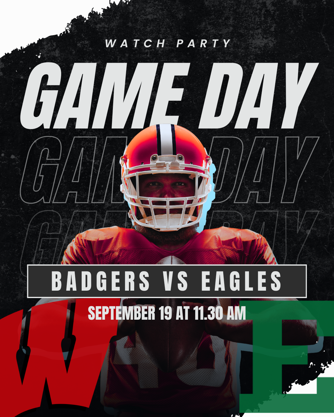 Wisconsin Badgers vs. Eastern Michigan | Football Watch Party