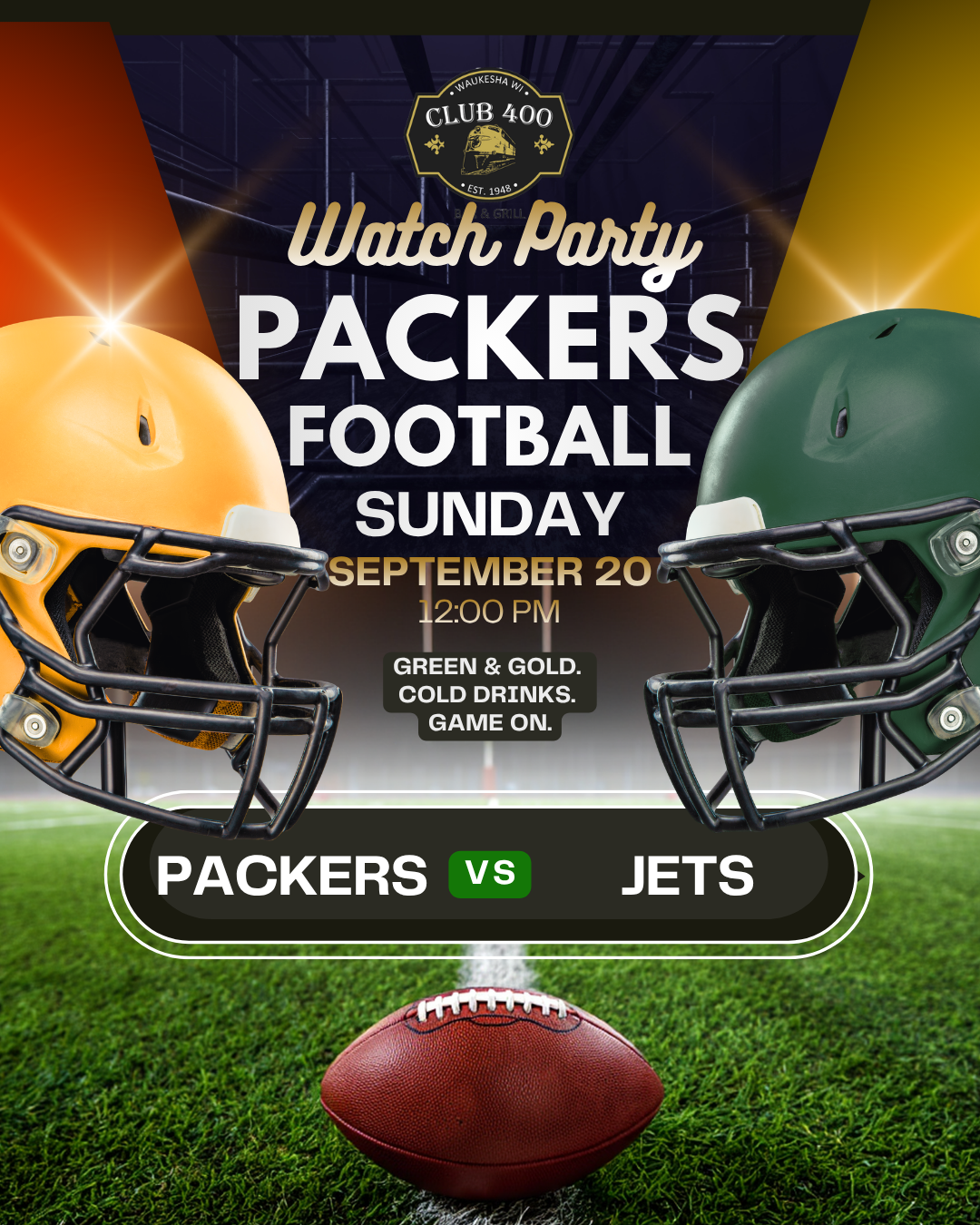 Packers vs. New York Jets | Football Watch Party