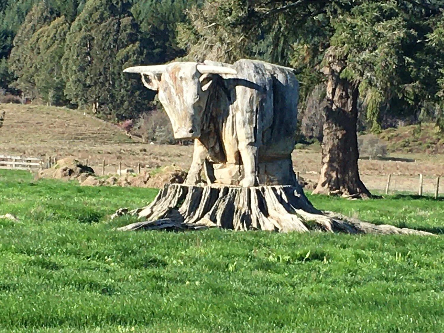 Bull sculpture