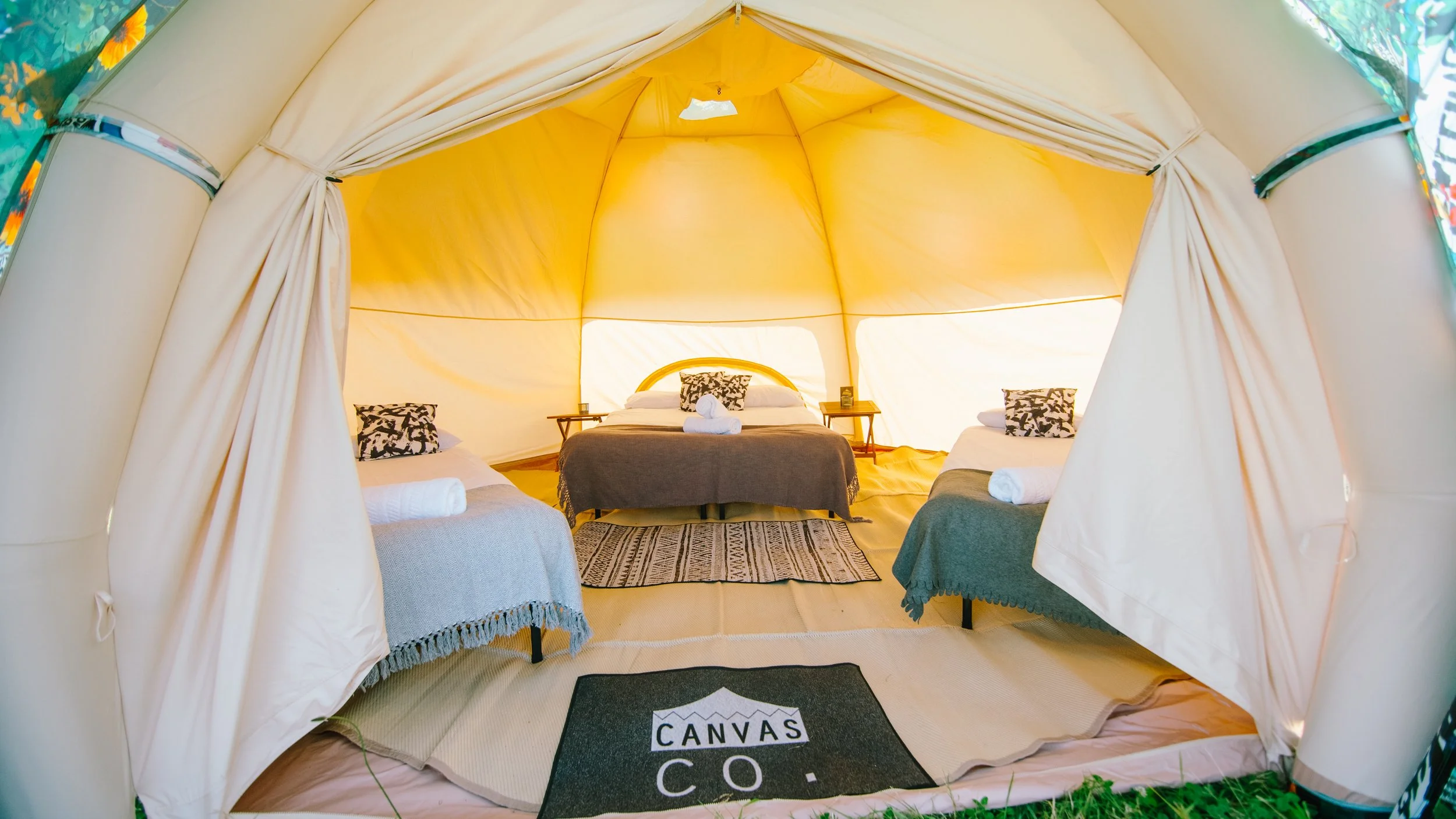 5m luxury airdome at buckle and boots festival