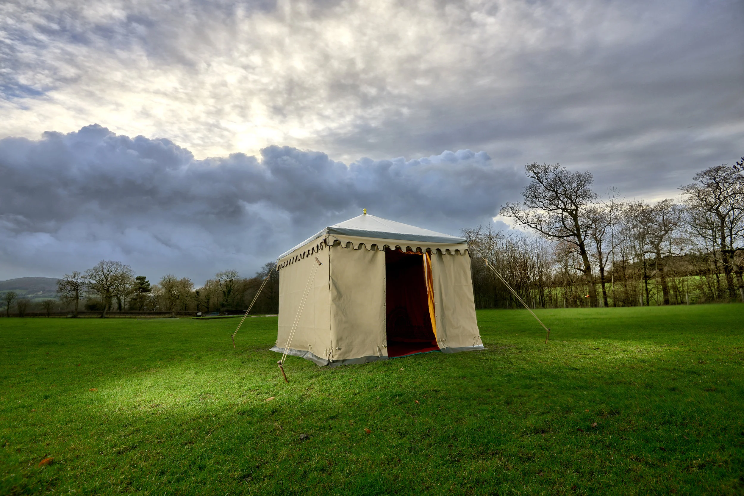 Luxury camping