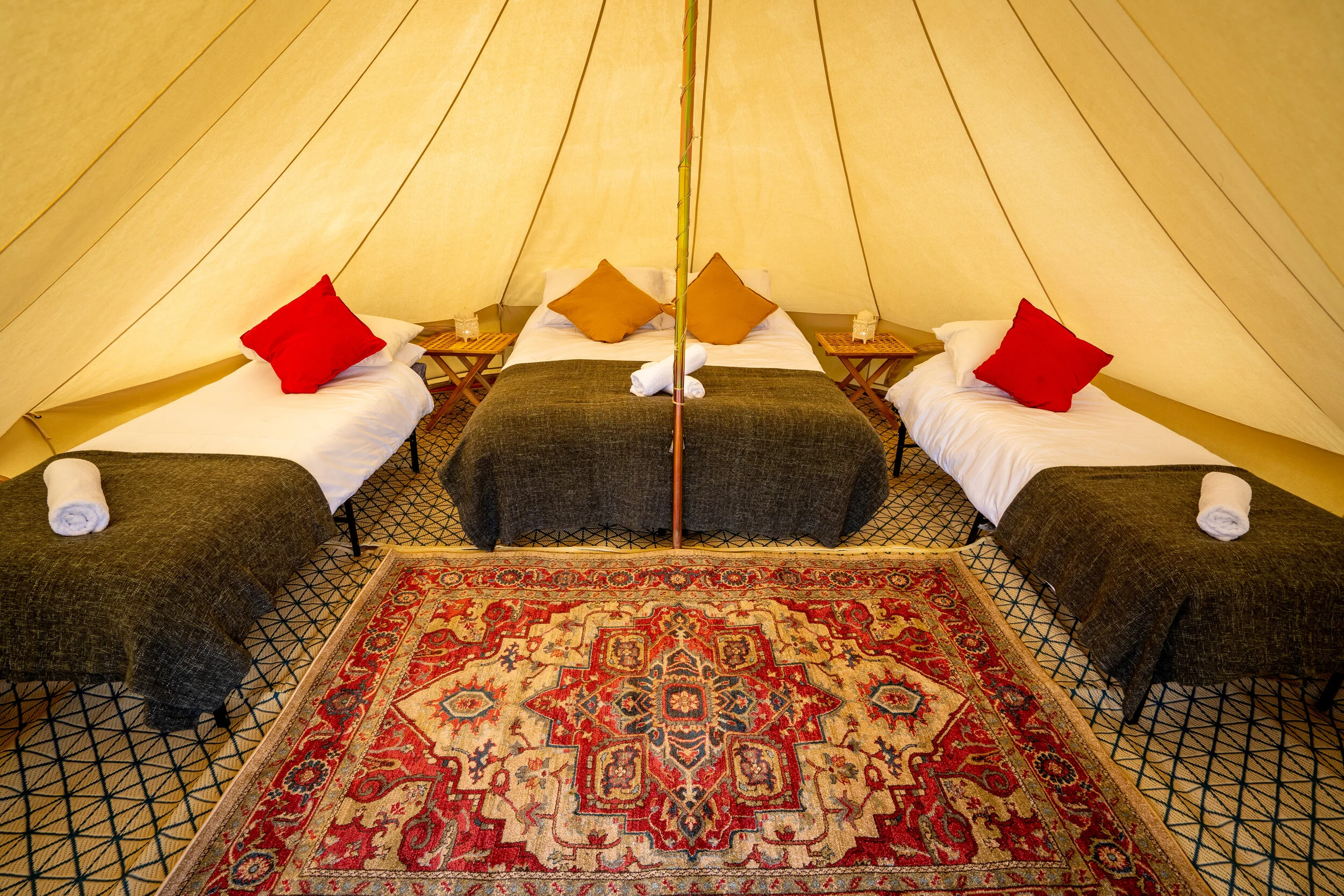 Luxury Bell Tent at Big Love Festival — The Canvas Co