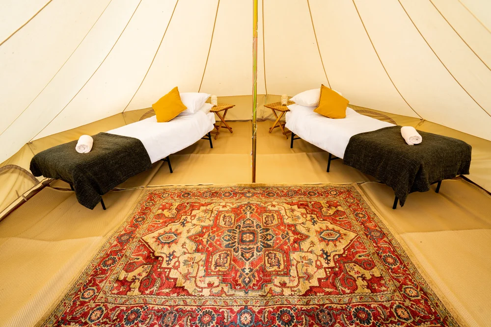 Luxury Bell Tent For 2 People At Big Love Festival The Canvas Co