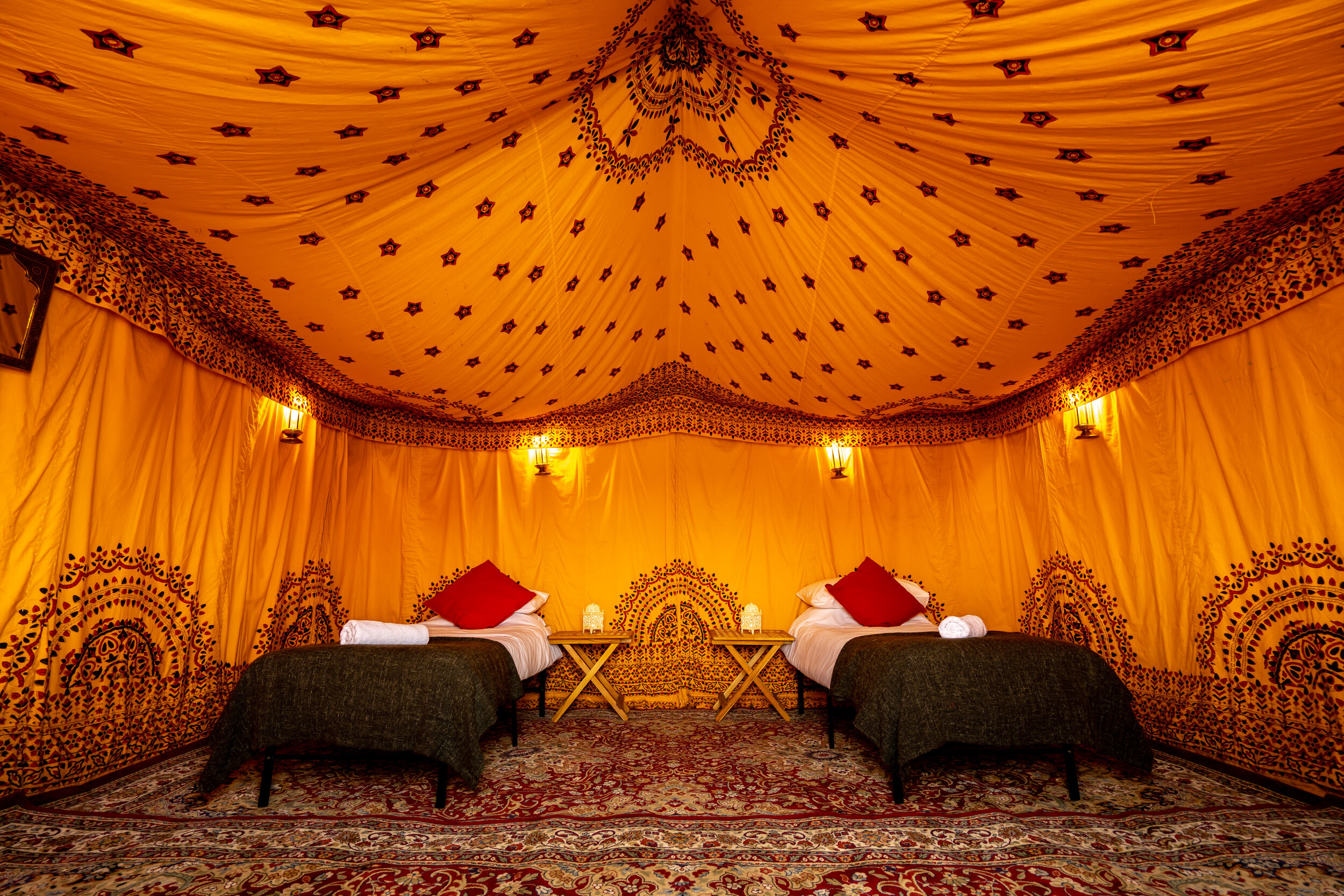 Moroccan Themed Bedouin Tent for two