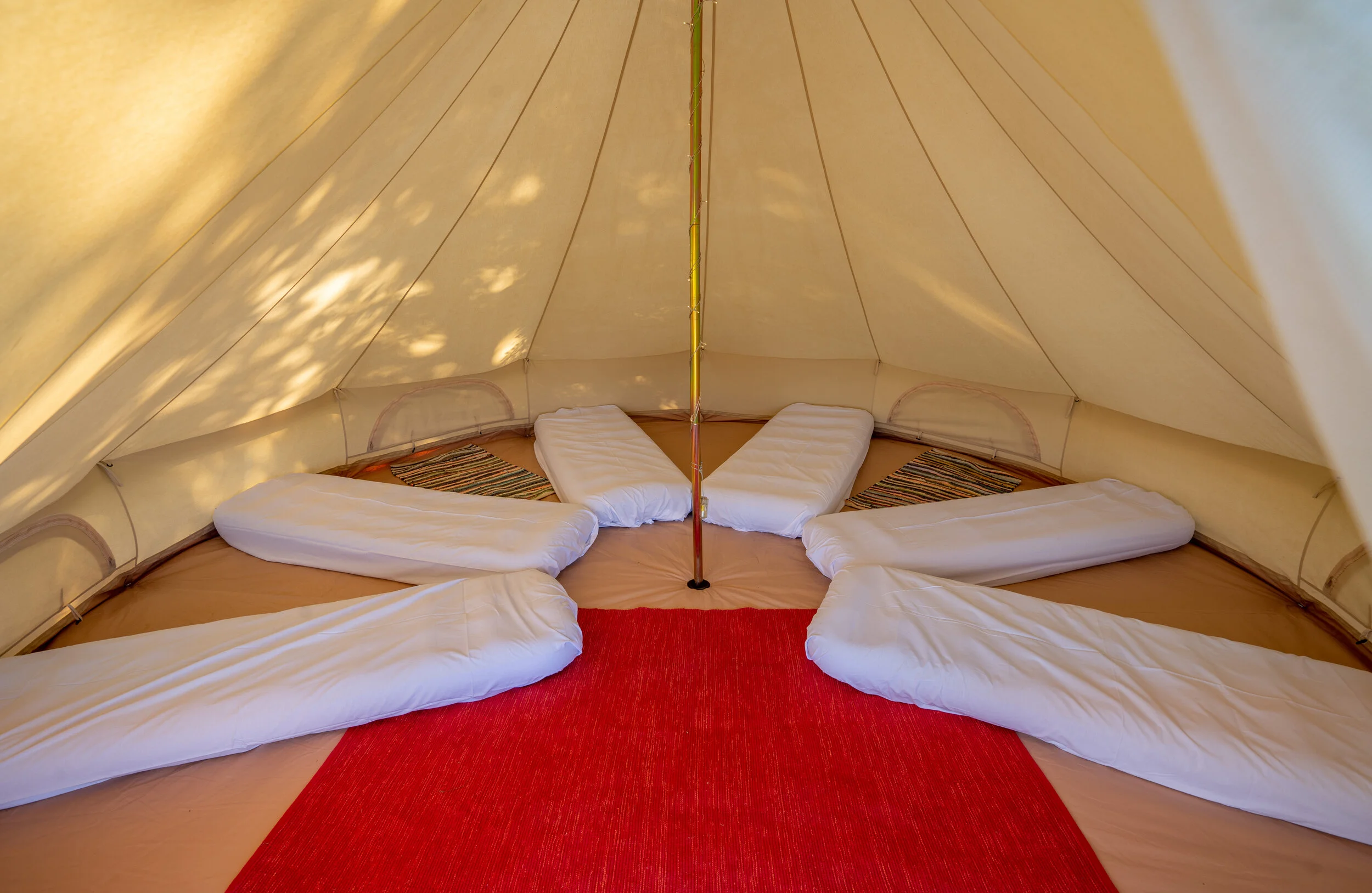 Interior ideas for bell tents