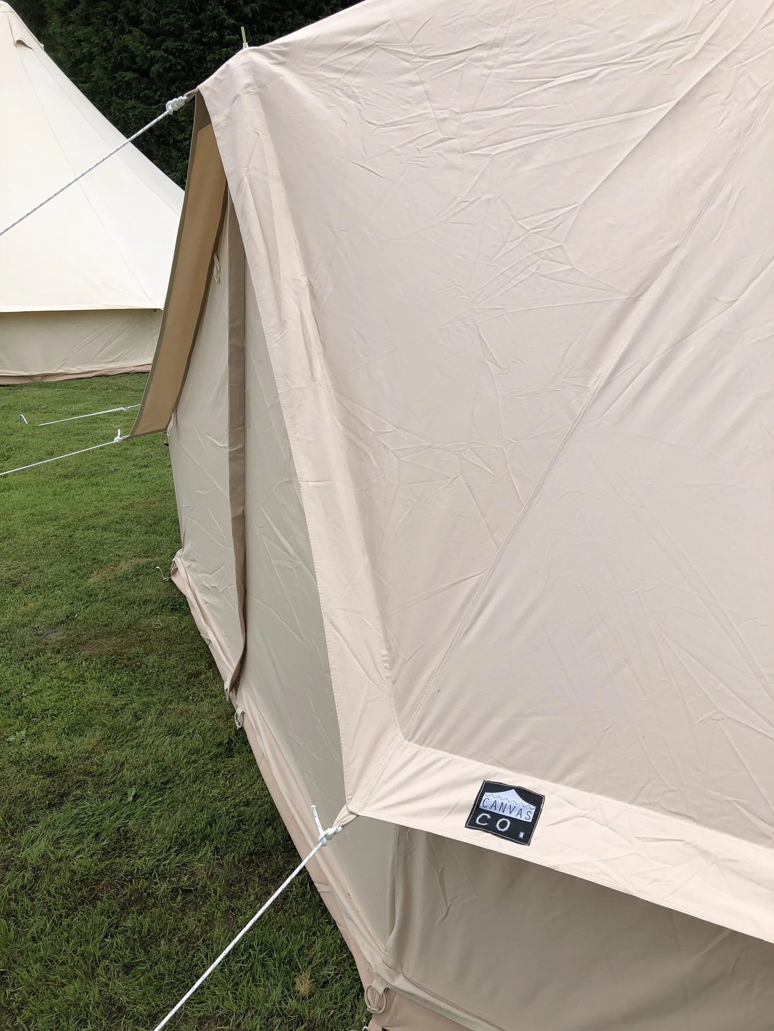 Beautiful 5m Canvas Bell Tents from The Canvas Co