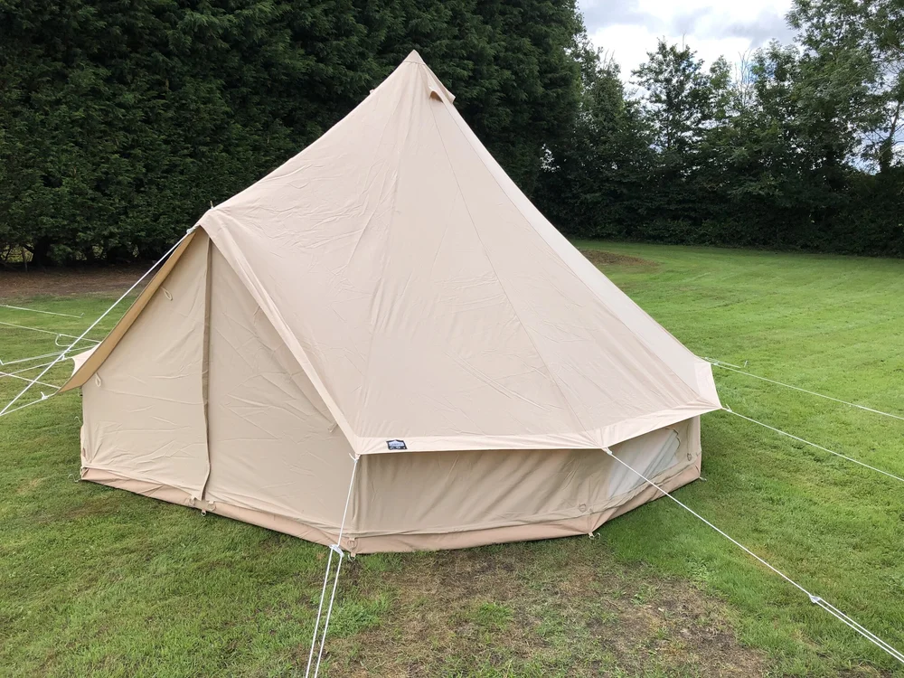 5m Ultimate Luxury Bell Tent with Stove Hole — The Canvas Co