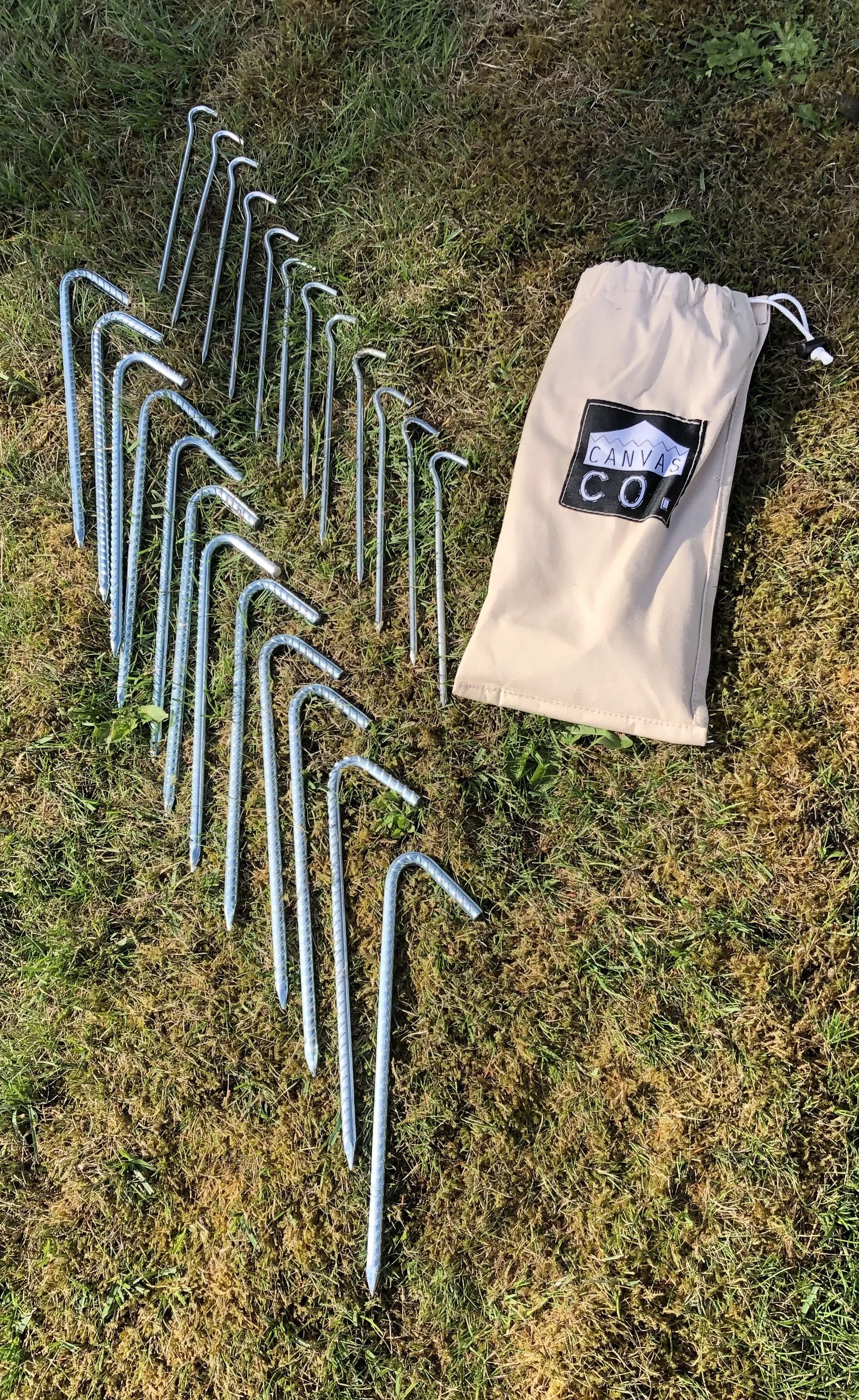 Storm pegs for your bell tent