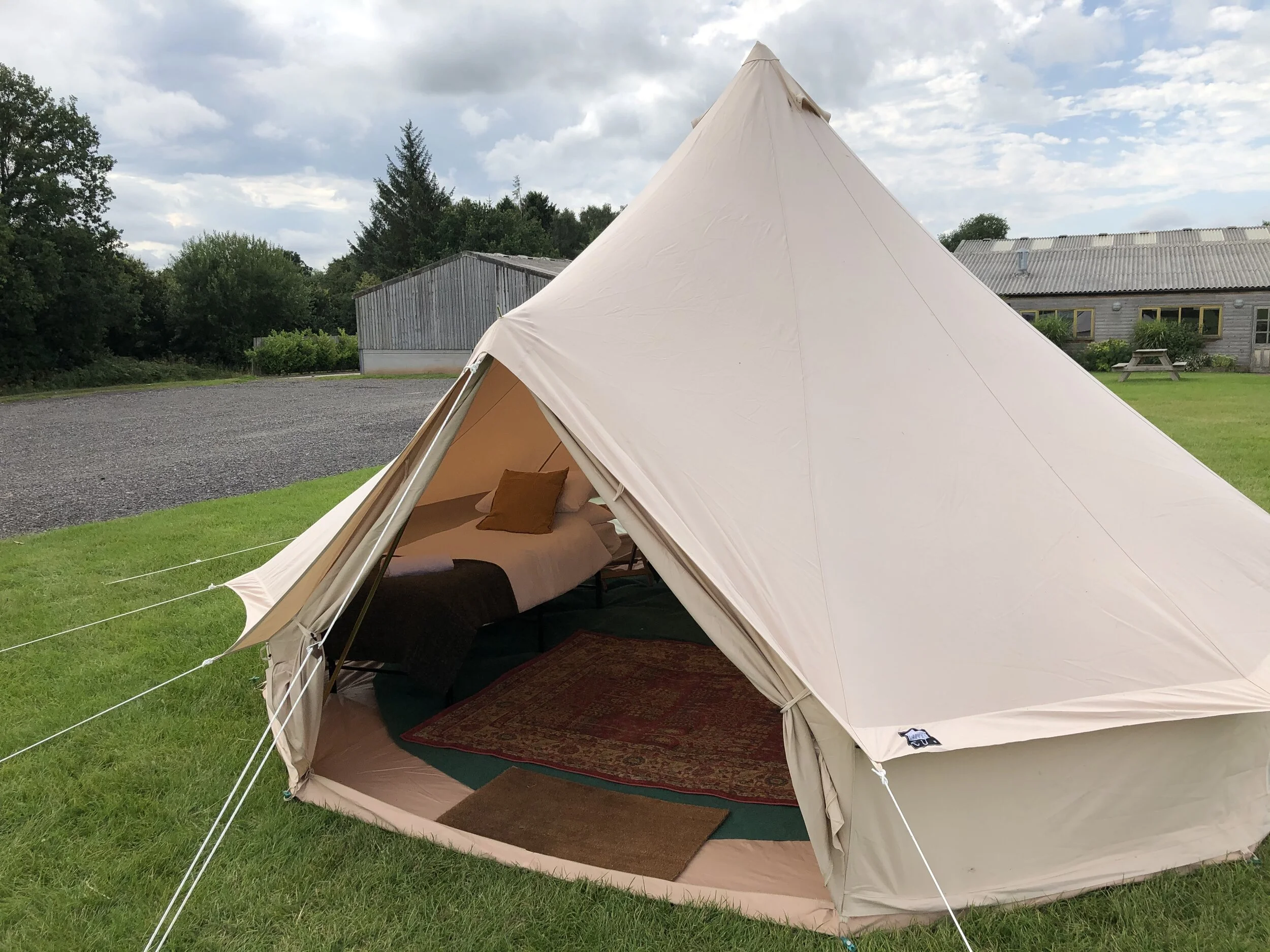 4m diameter Canvas Bell Tents from The Canvas Co