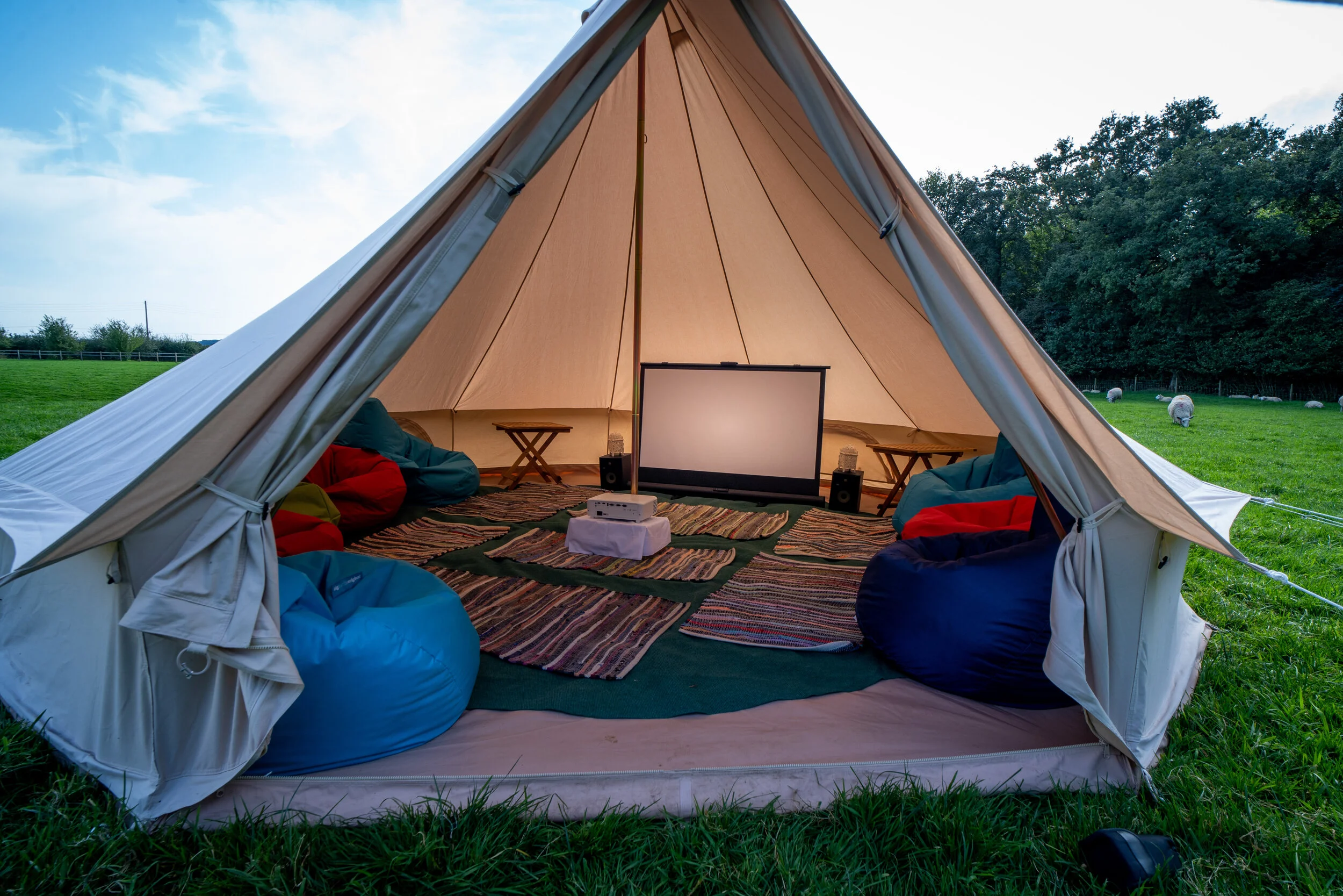 Bell Tent Cinema Hire — The Canvas Co