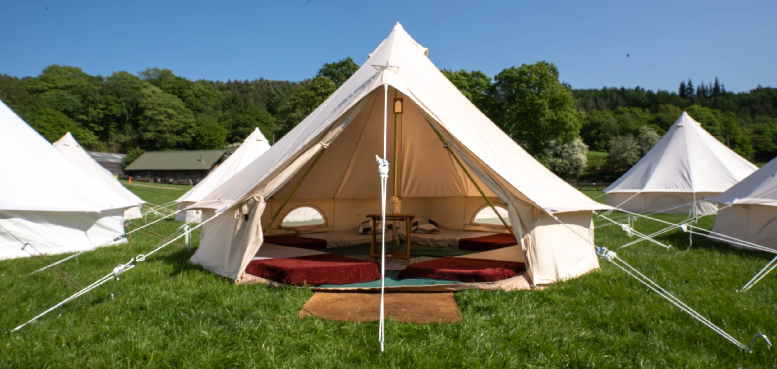 Classic bell tent at Endure24 Leeds