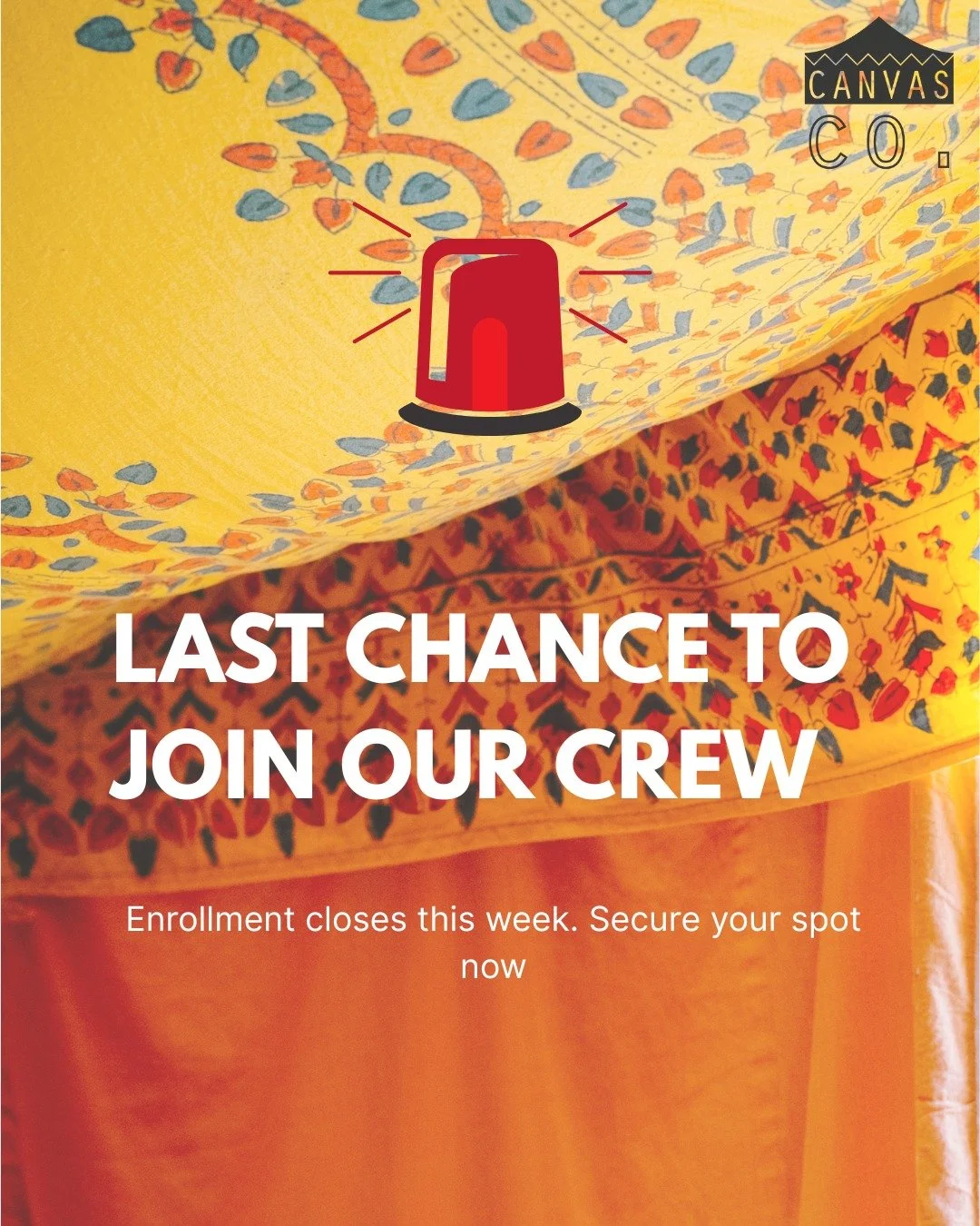 🚨 LAST CHANCE TO JOIN THE CREW 🚨

If you&rsquo;ve been thinking about applying to join our festival glamping team&hellip; this is your last chance.

In a few days we&rsquo;re closing applications for the season and locking in the crew.

So if you w