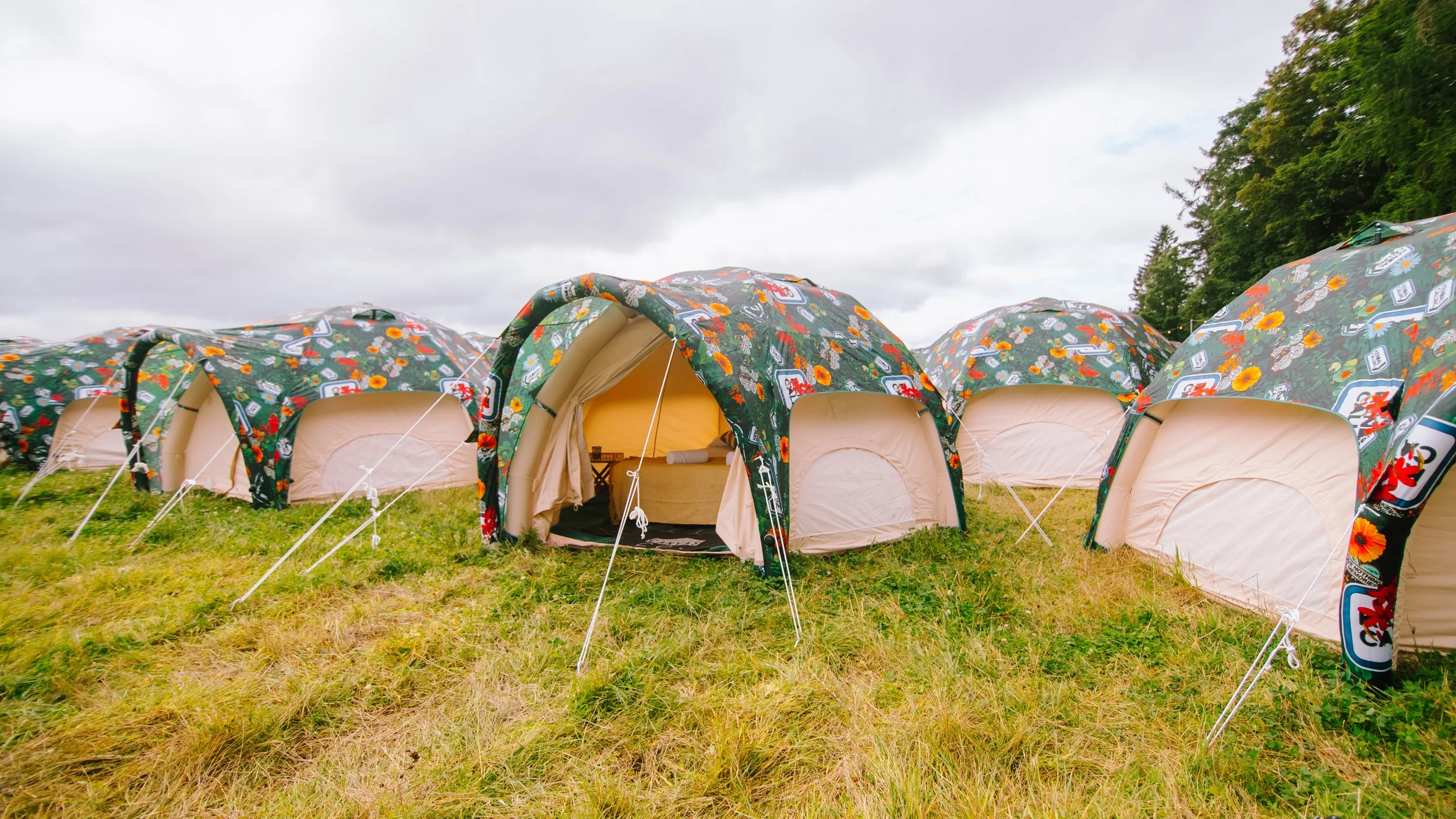 airdome tent from the canvas co at kendal calling music festival