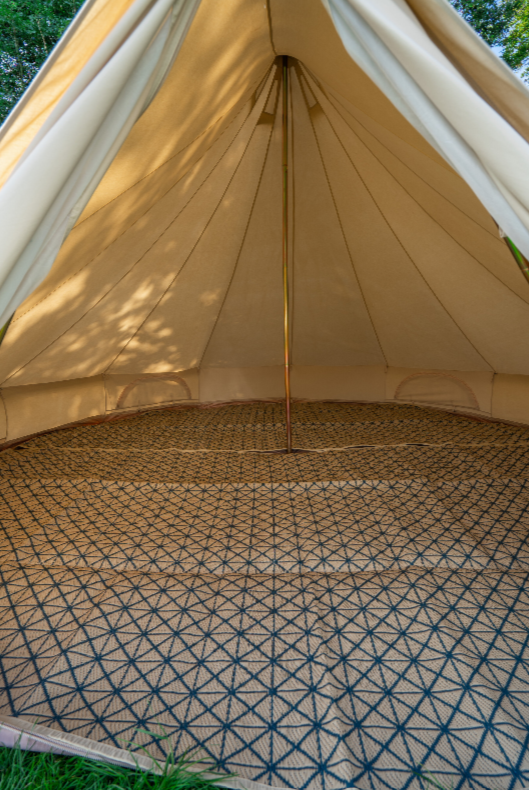 Empty bell tent