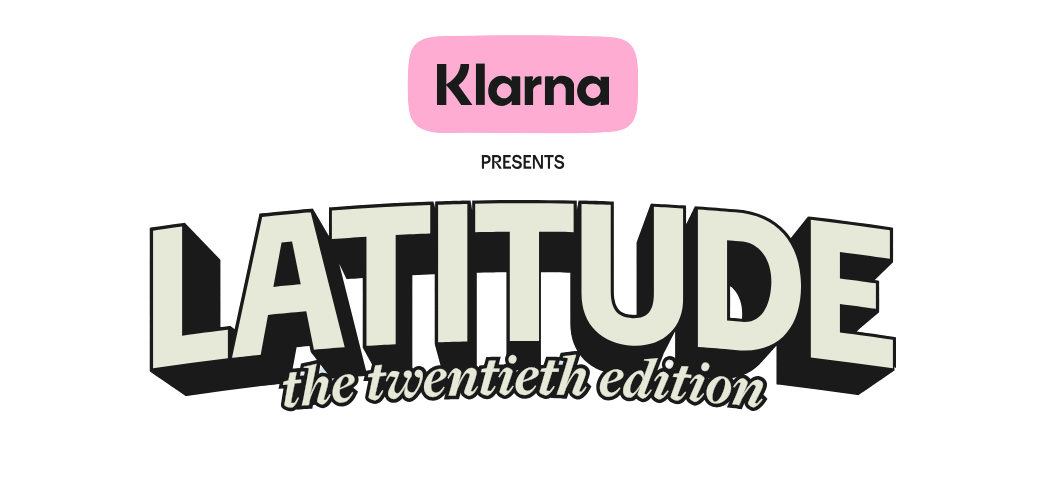 Latititude festival logo glamping