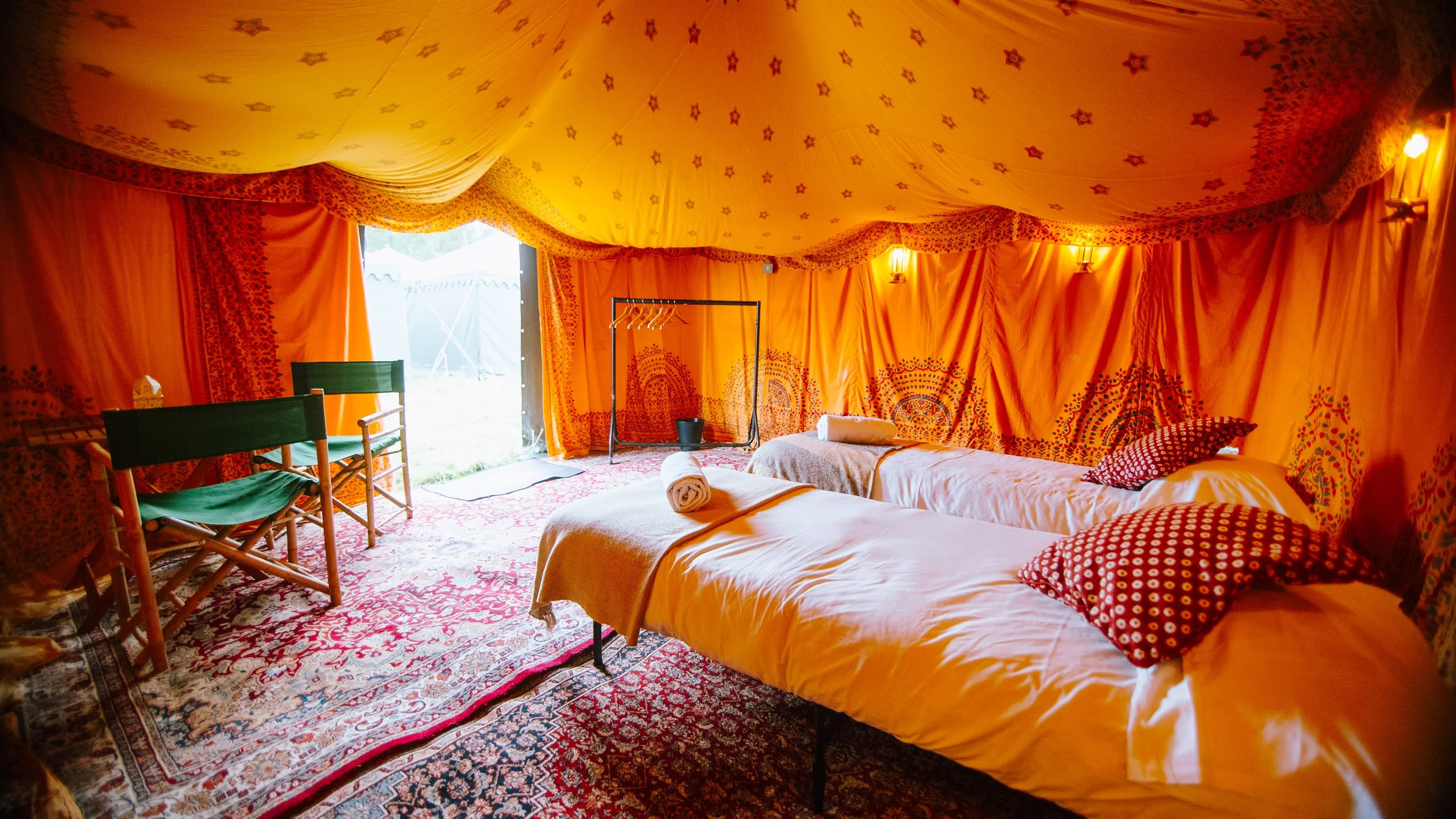 bedouin glampig with the canvas co at boomtown 2026