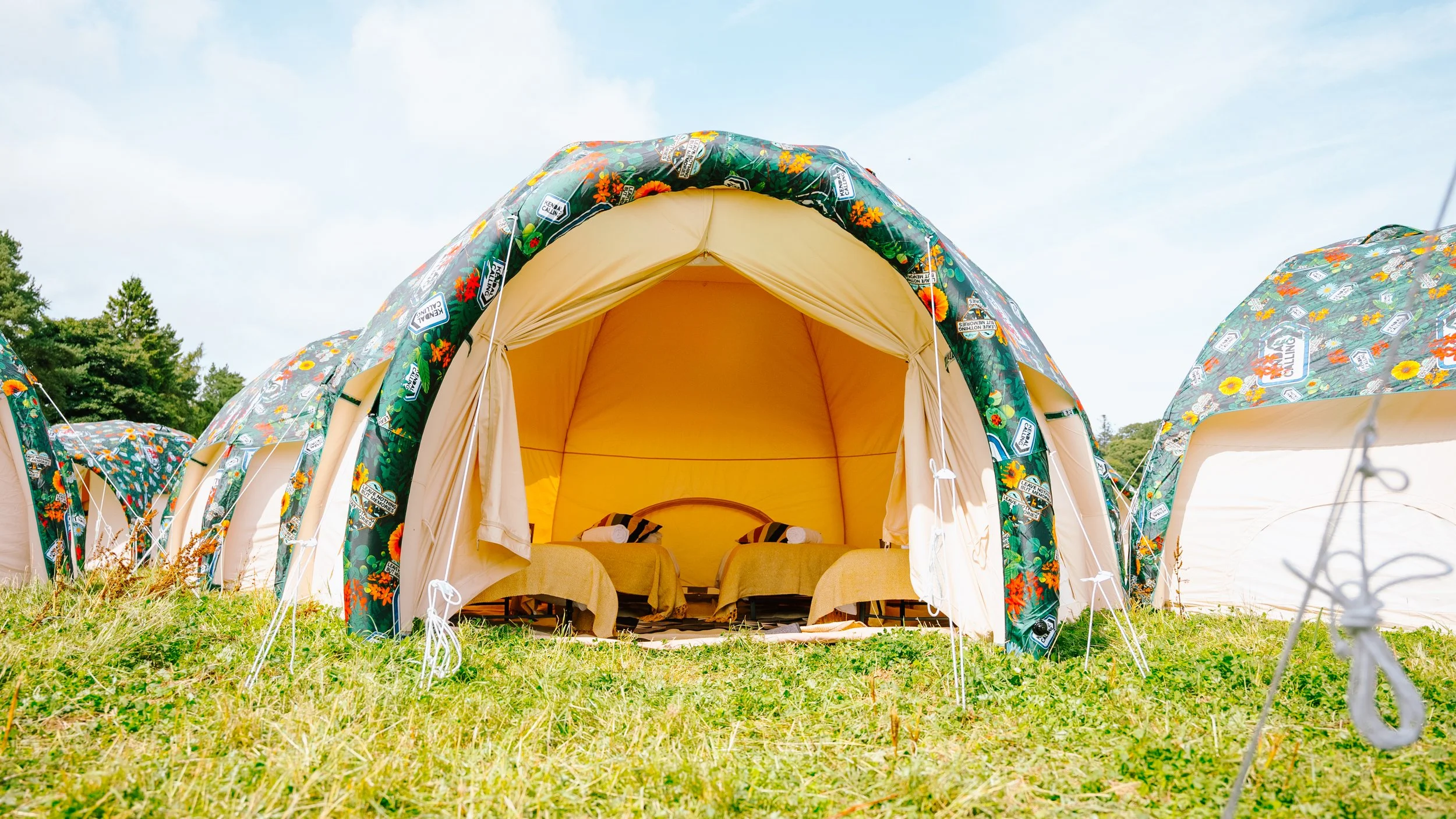 luxury airdme tent from the canvas co for summer festivals 2026