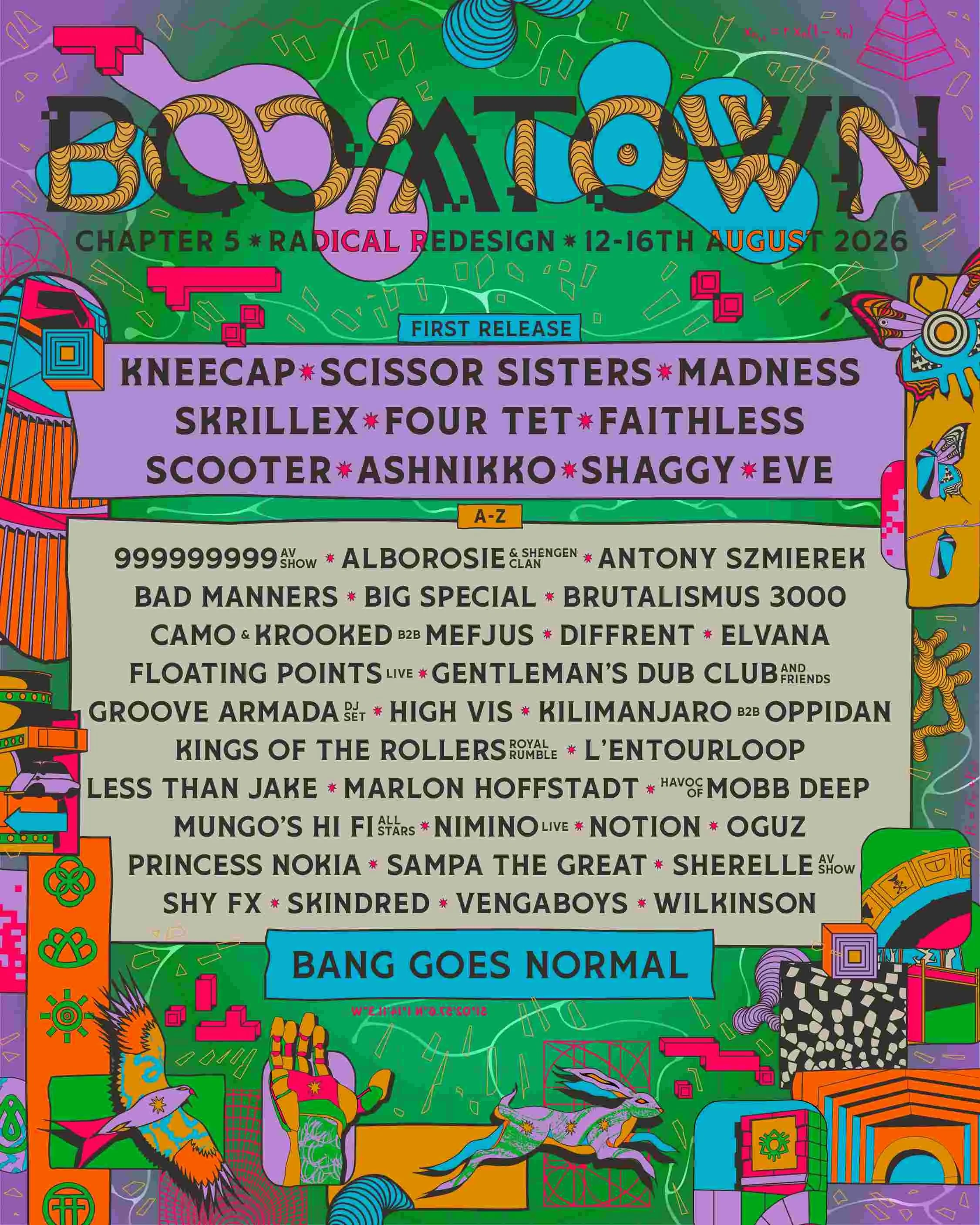boomtown festival lineup