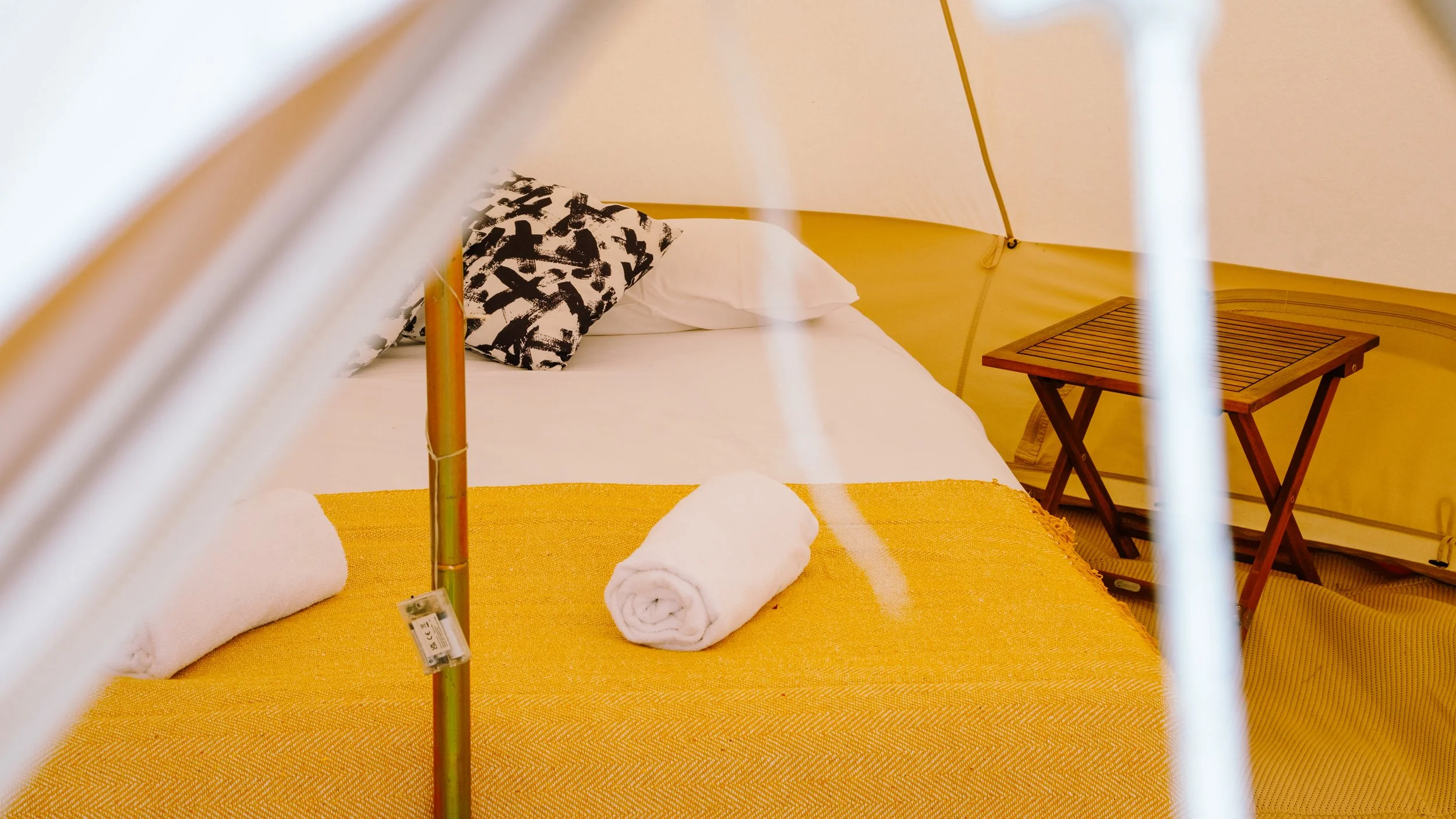 Uk endurance festival bell tent glamping with the canvas co