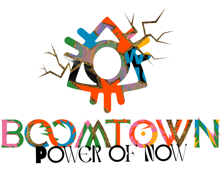 boomtown festival logo glamping
