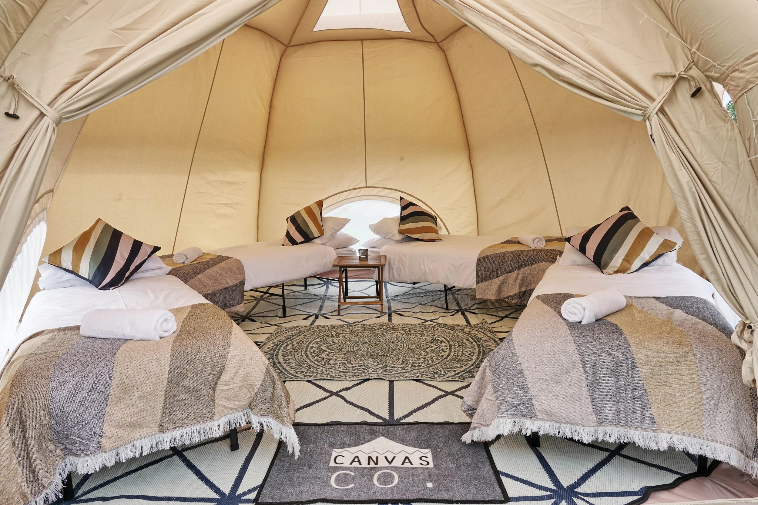 Luxury airdome glamping