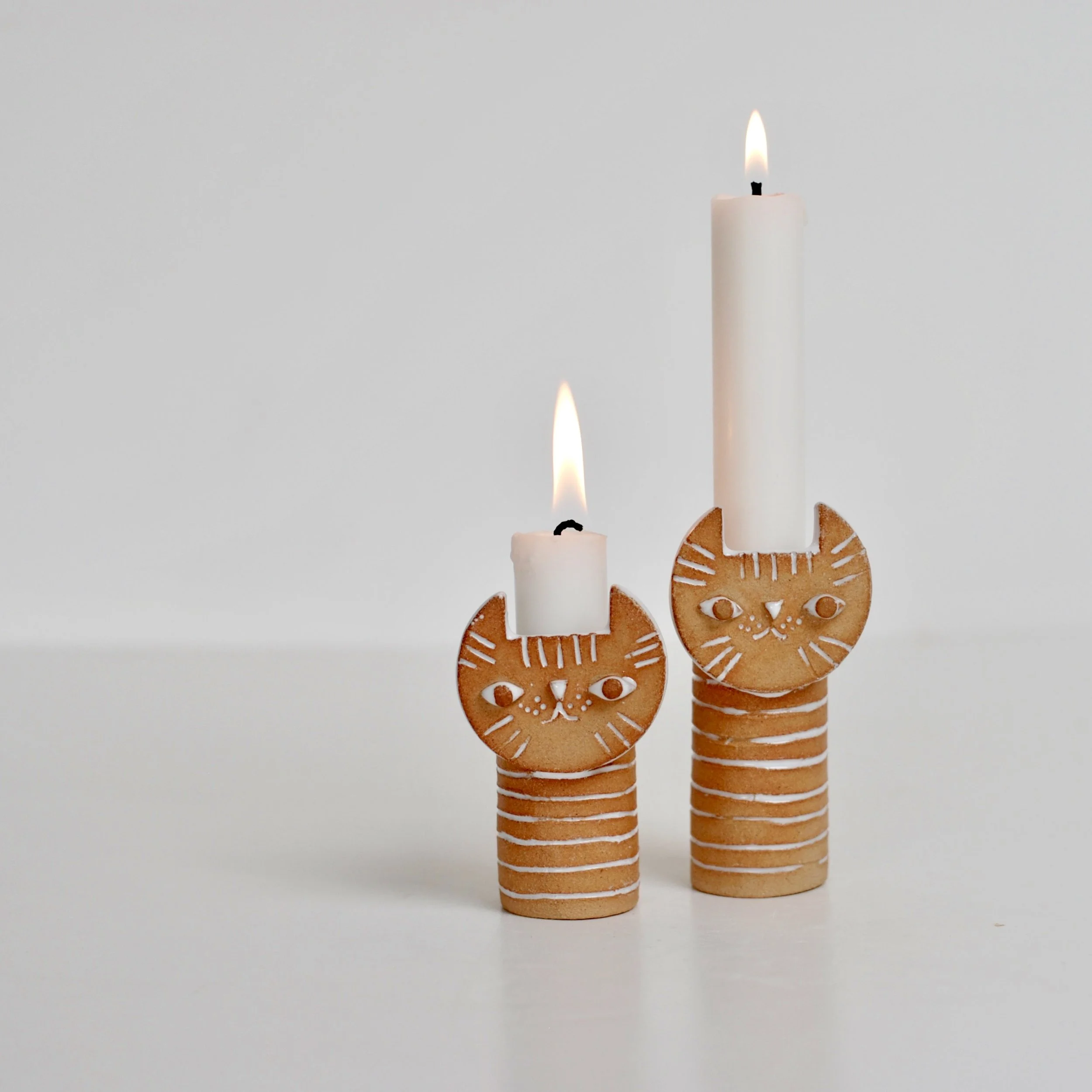 NEW** Cat candle holders