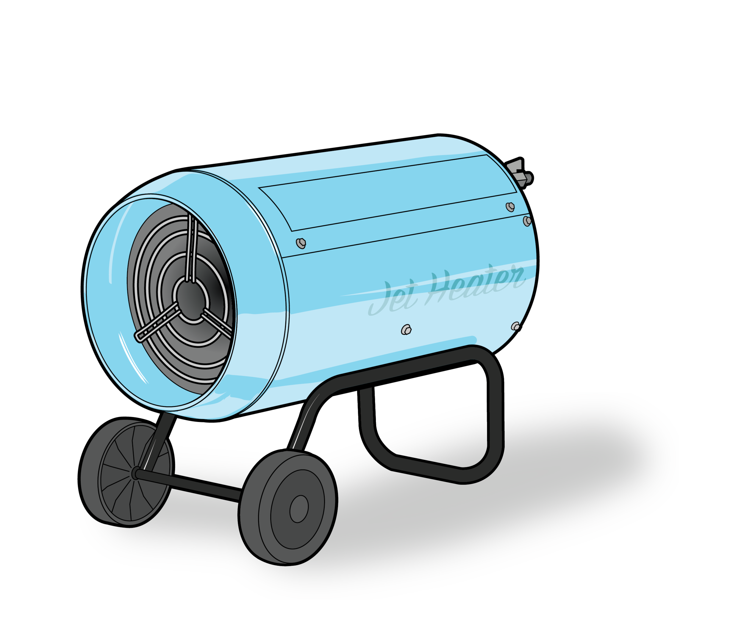 Gas space heater