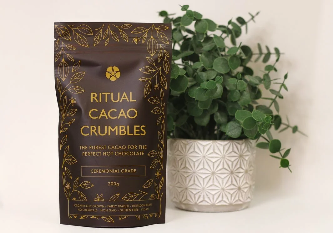 💅🏽 Our Ritual Cacao Crumbles have had a glow up 💅🏽

To celebrate we have decided to share the love with 15% off 
our Crumbles until midnight on Sunday 28th September! 🔥
 
It&rsquo;s the same ceremonial-grade cacao crumbles you love, but now in e