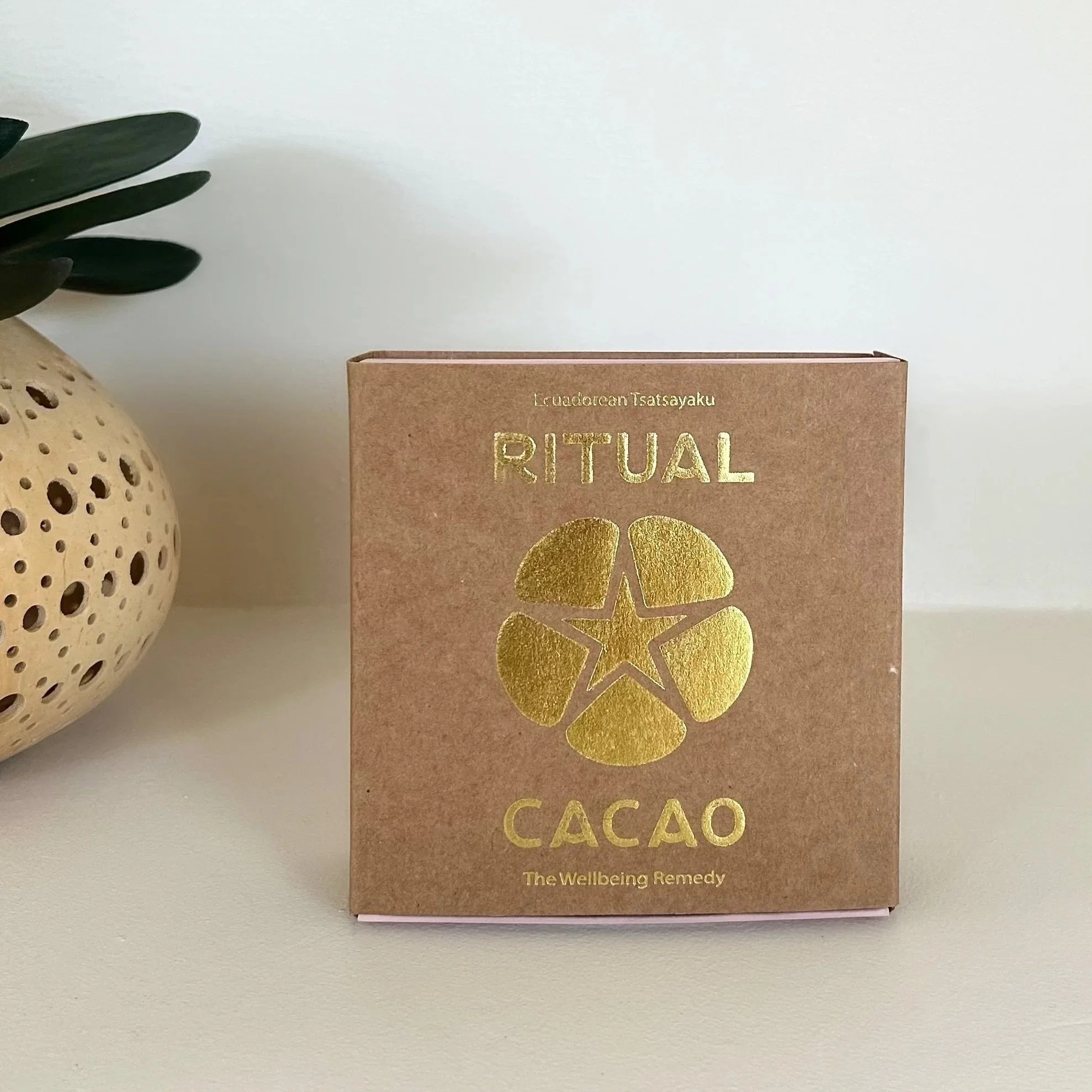 Ceremonial grade cacao pods recyclable packaging