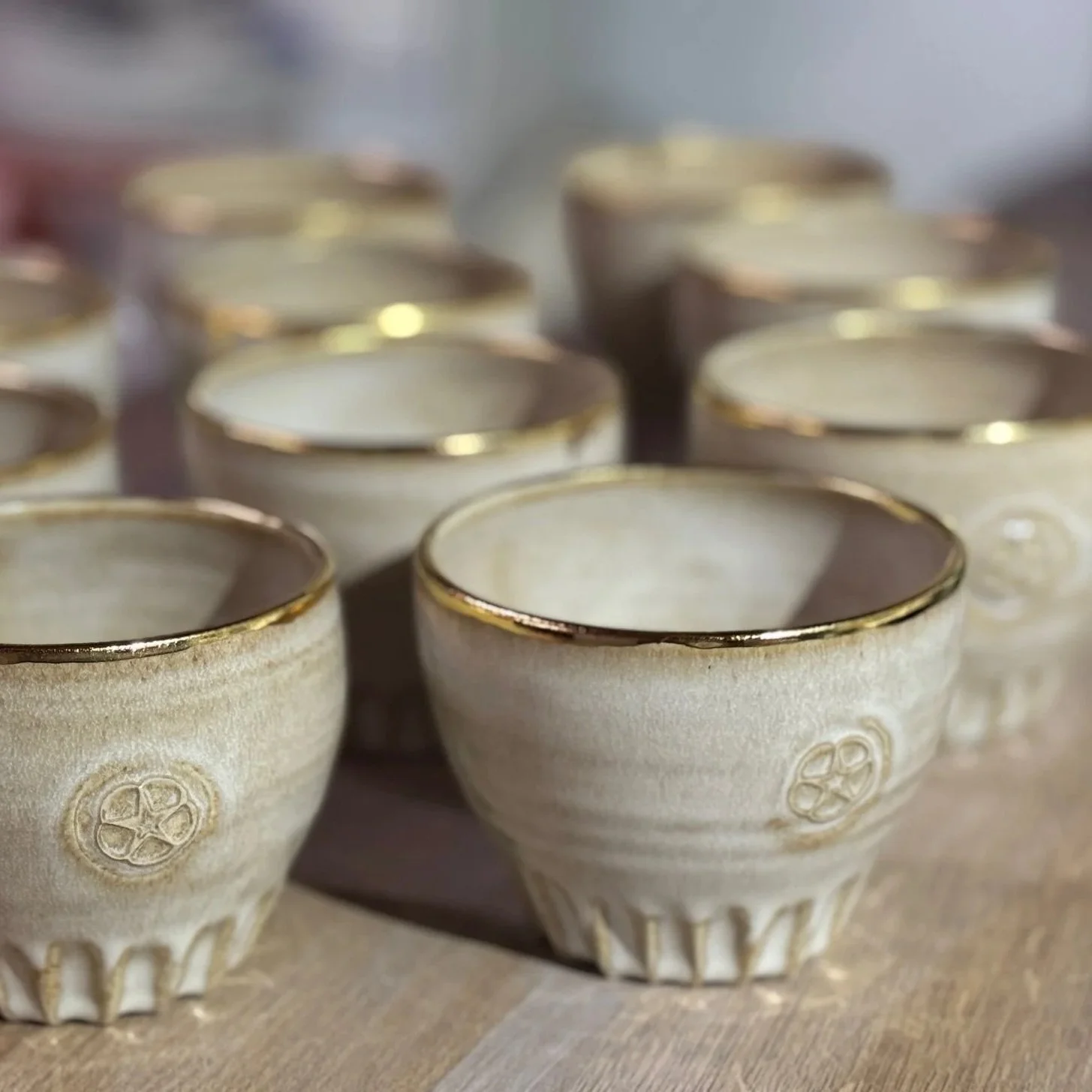 Ritual Cacao Cup with Gold
