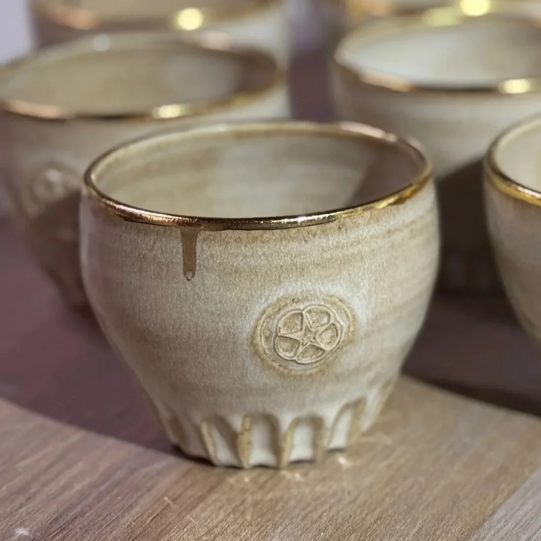 Ritual Cacao Cup with Gold