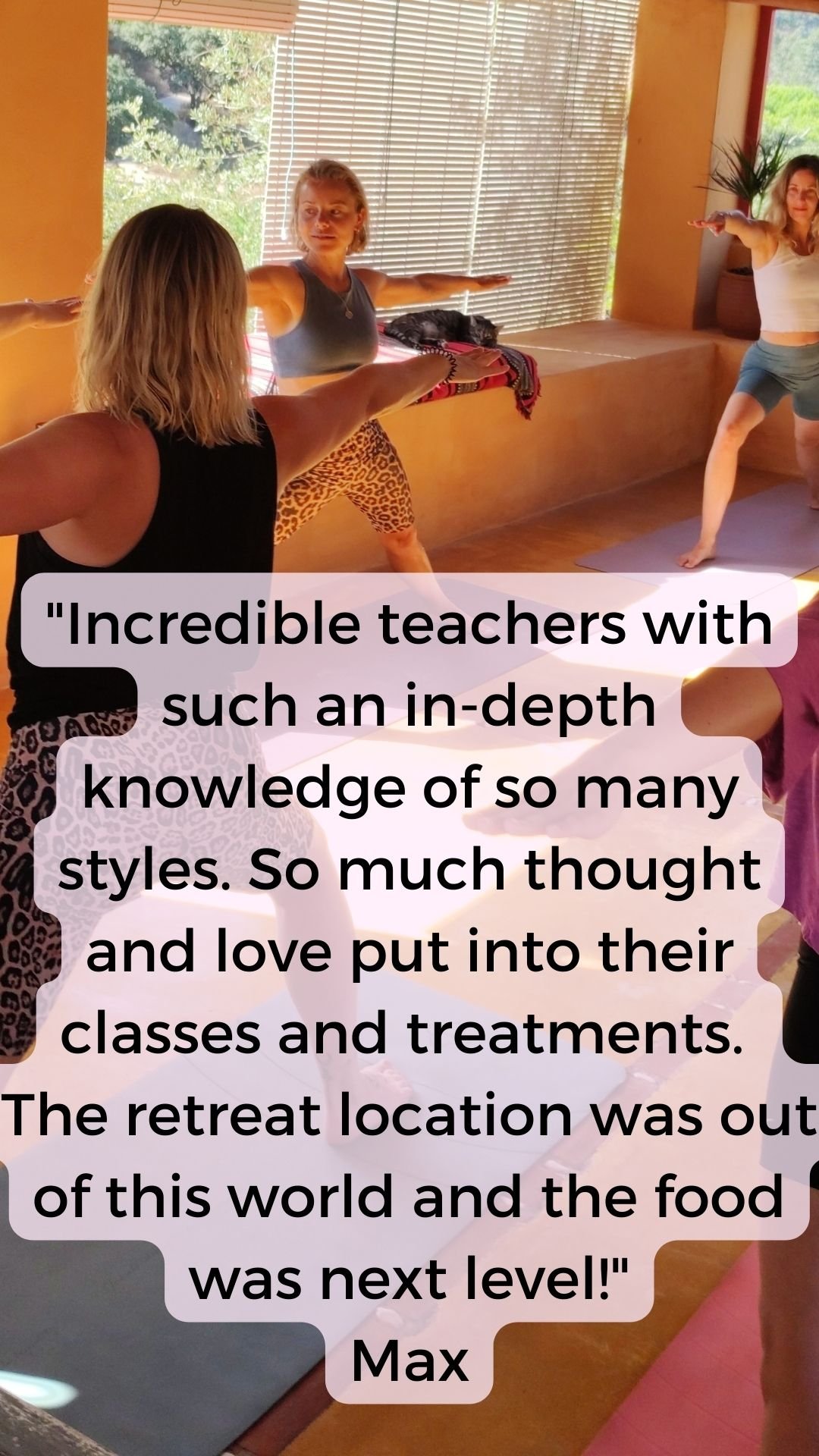 Becca and Rachel are exceptional yoga teachers. Both extremely knowledgable but also incredibly warm and friendly. I have just done my second yoga retreat with them and it was such an amazing experience. Shiatsu from.jpg